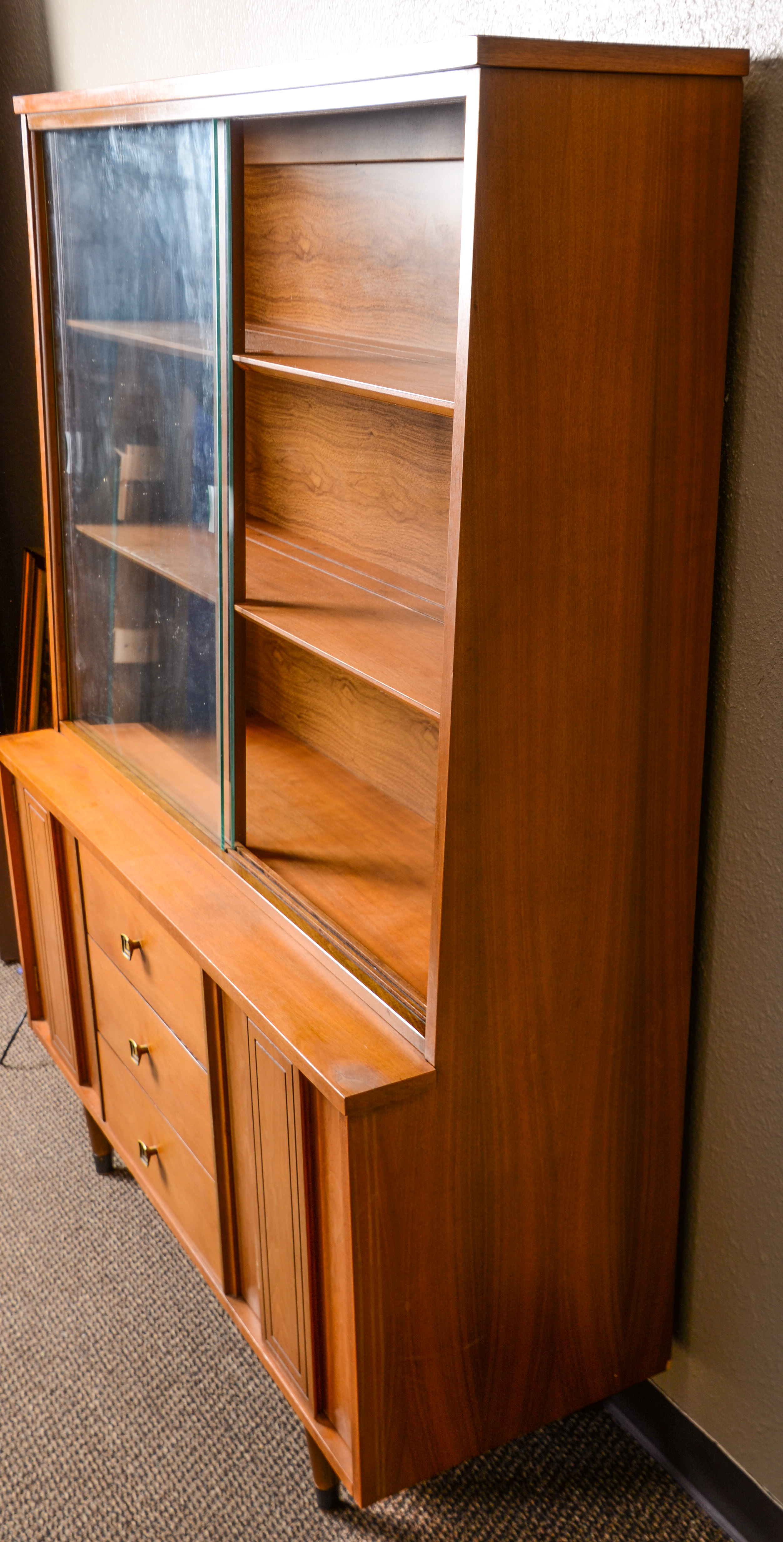 Mid Century Modern Style Hutch by Stanley Furniture