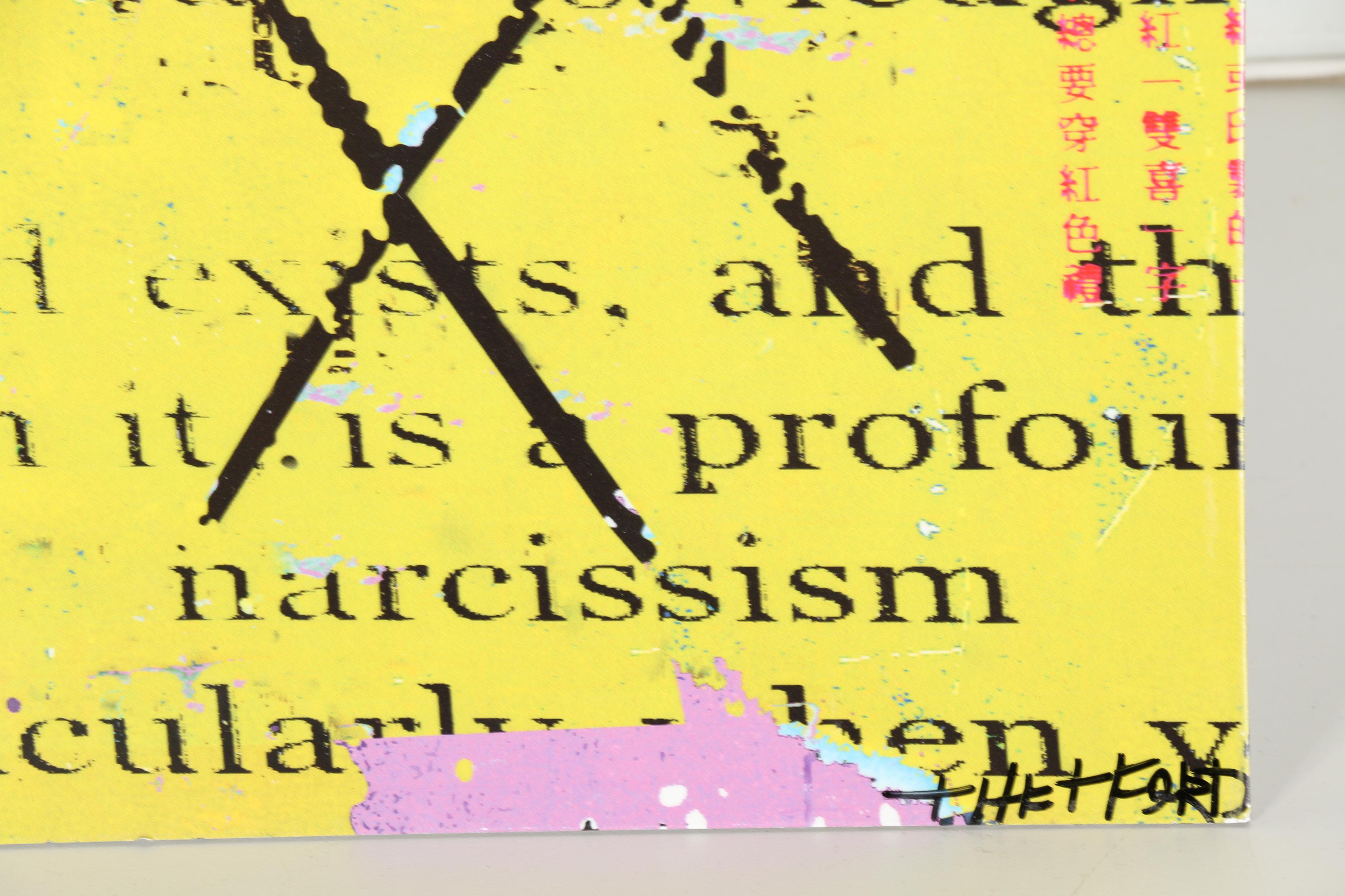 Daryl Thetford Limited Edition Giclee on Metal "Man with Cello"