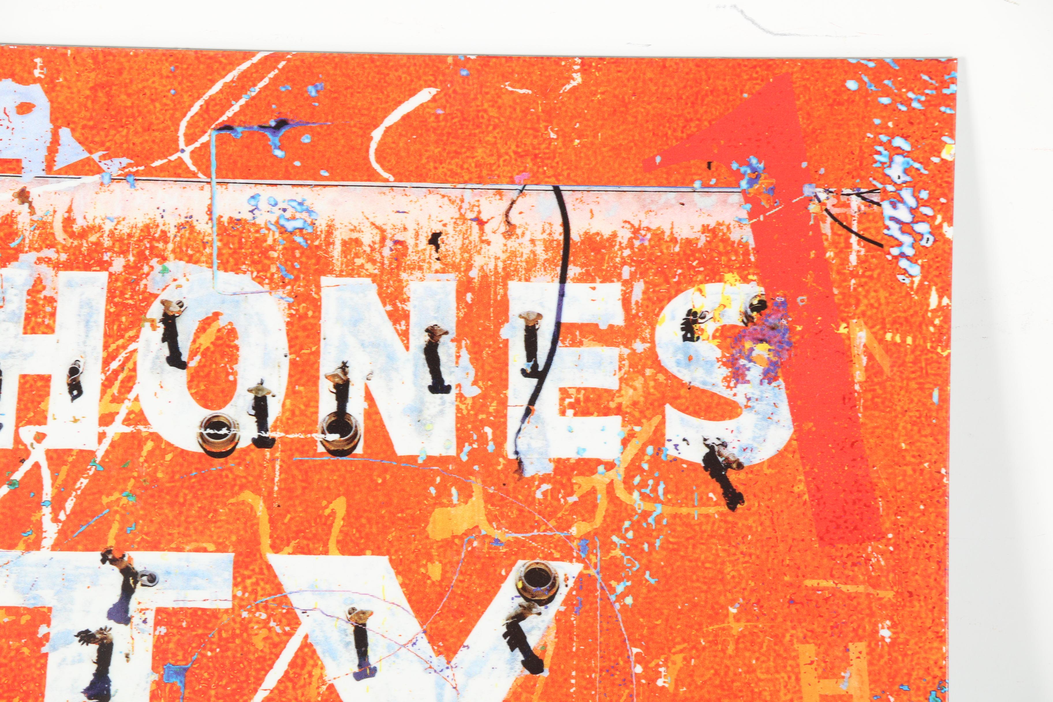 Daryl Thetford Limited Edition Giclee on Metal "Man with Cello"