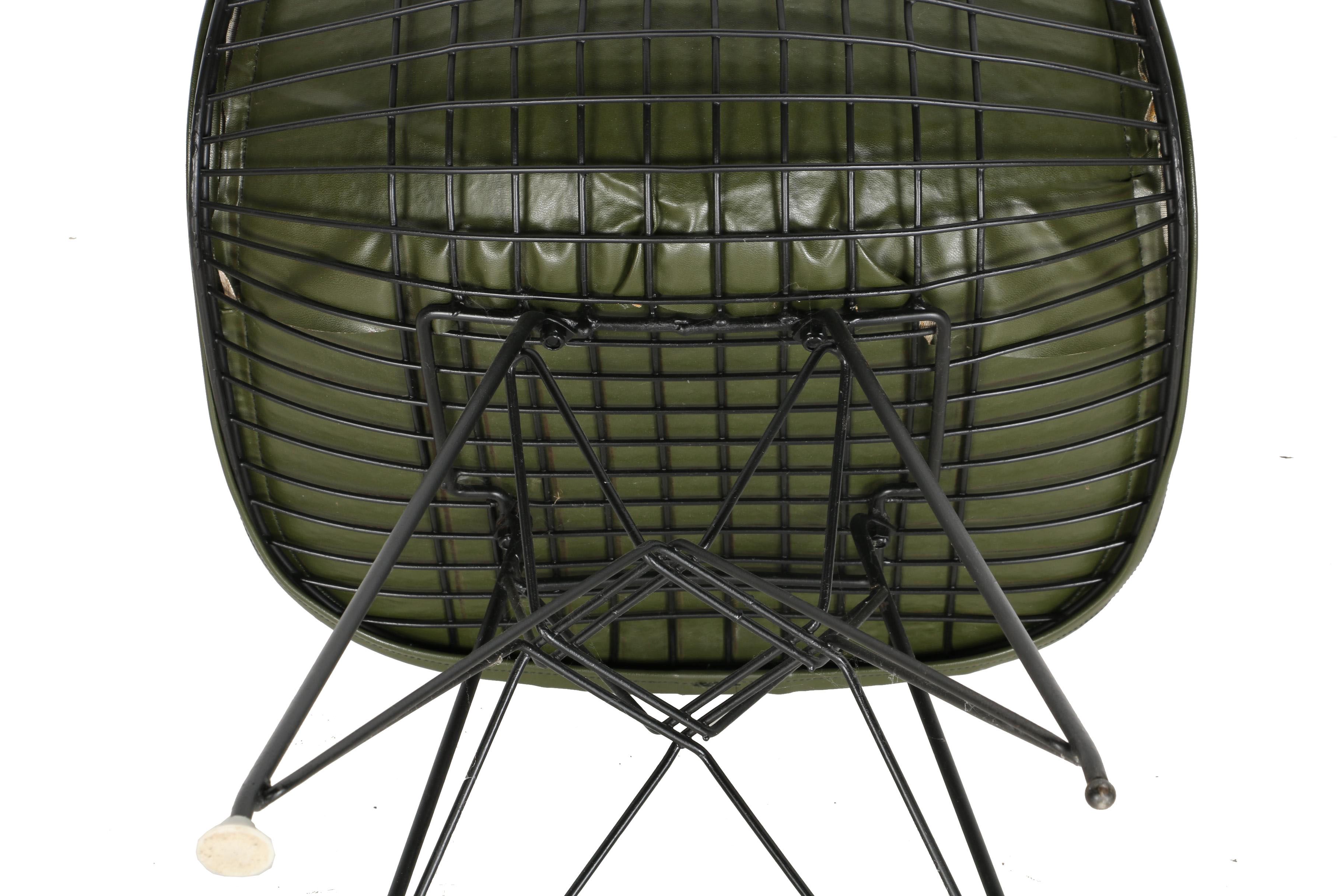 Mid Century Modern "DKR-1" Wire Chair by Eames for Herman Miller With Provenance