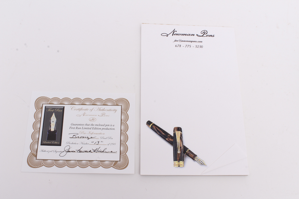 Newman Pens Bronze Pearl Pen