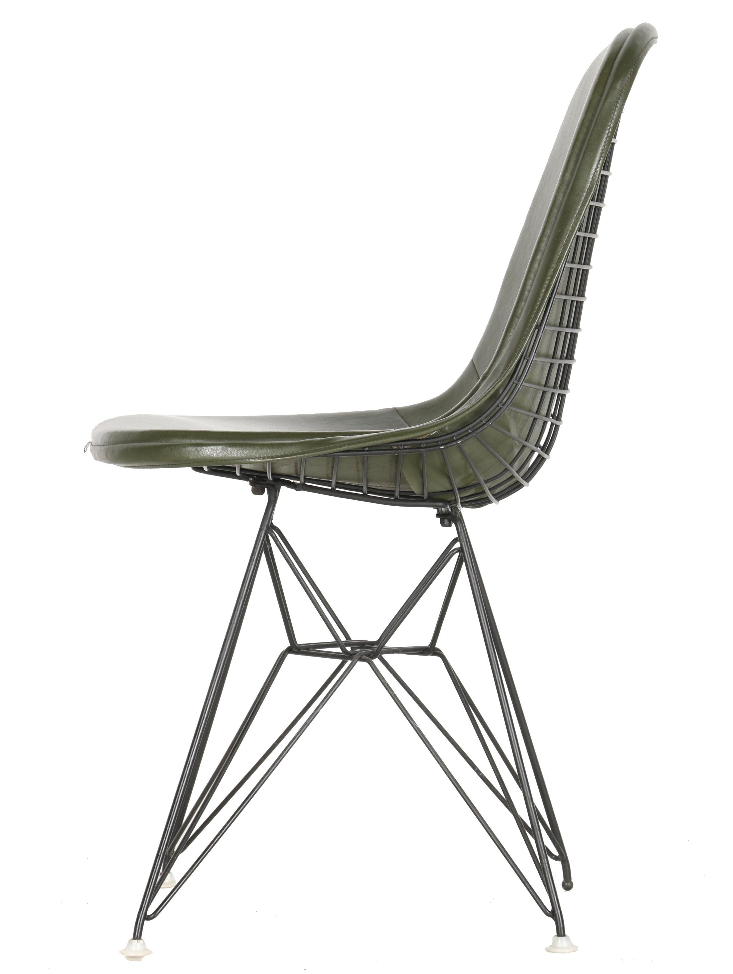 Mid Century Modern "DKR-1" Wire Chair by Eames for Herman Miller With Provenance