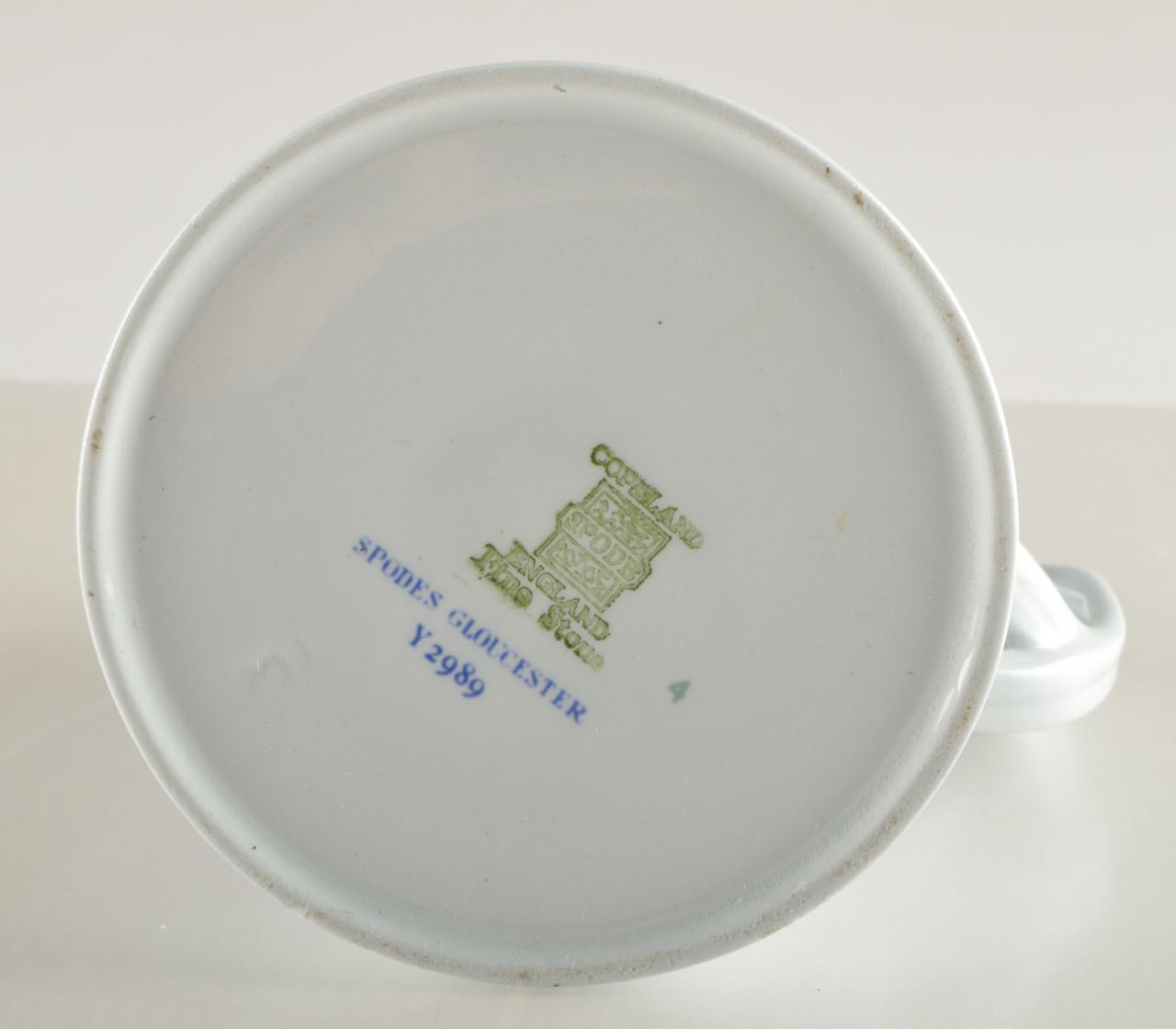 Blue and White Ceramic Pitchers Including Copeland Spode