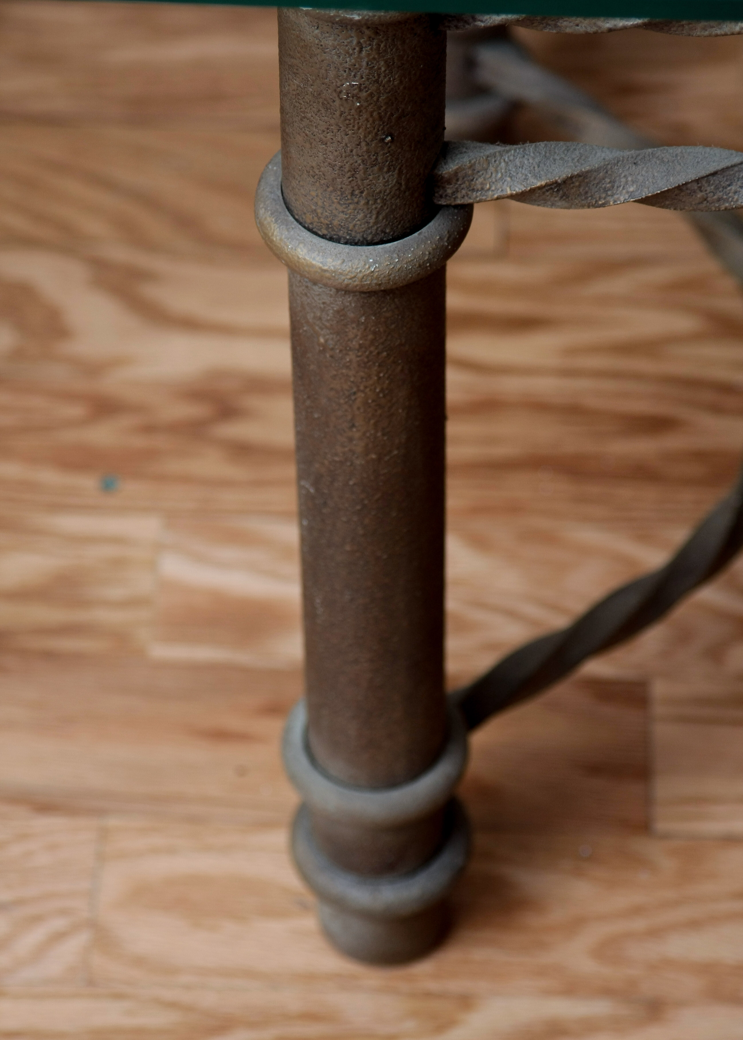 Contemporary Glass Top Console Table and Side Table