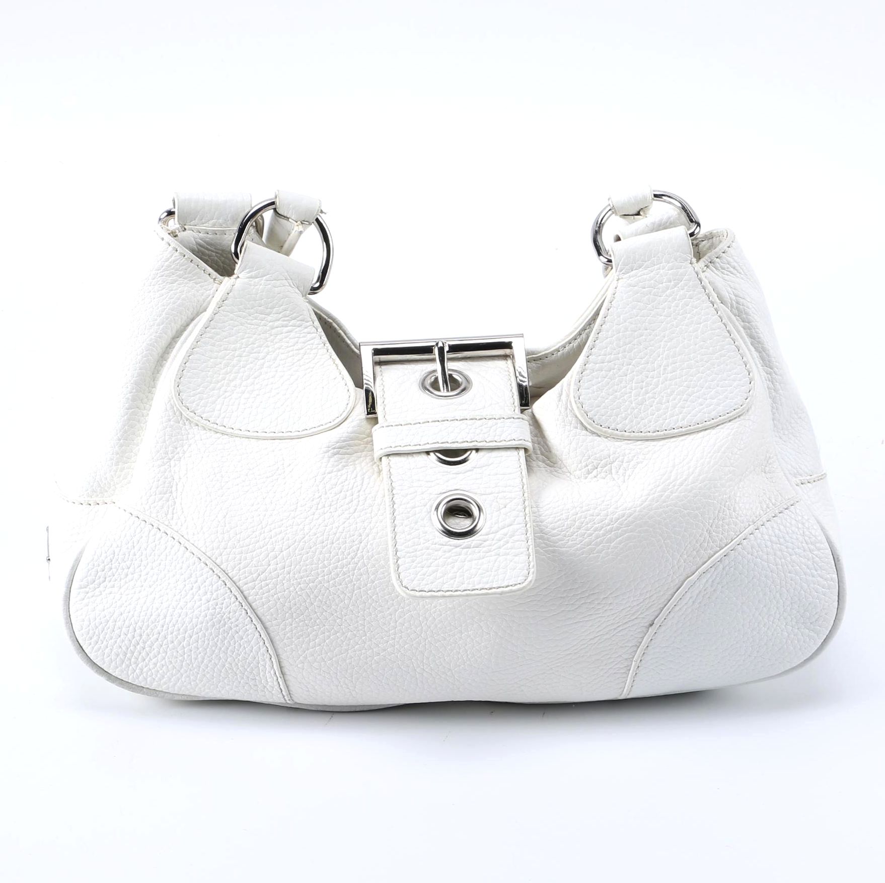 Prada White Leather Handbag