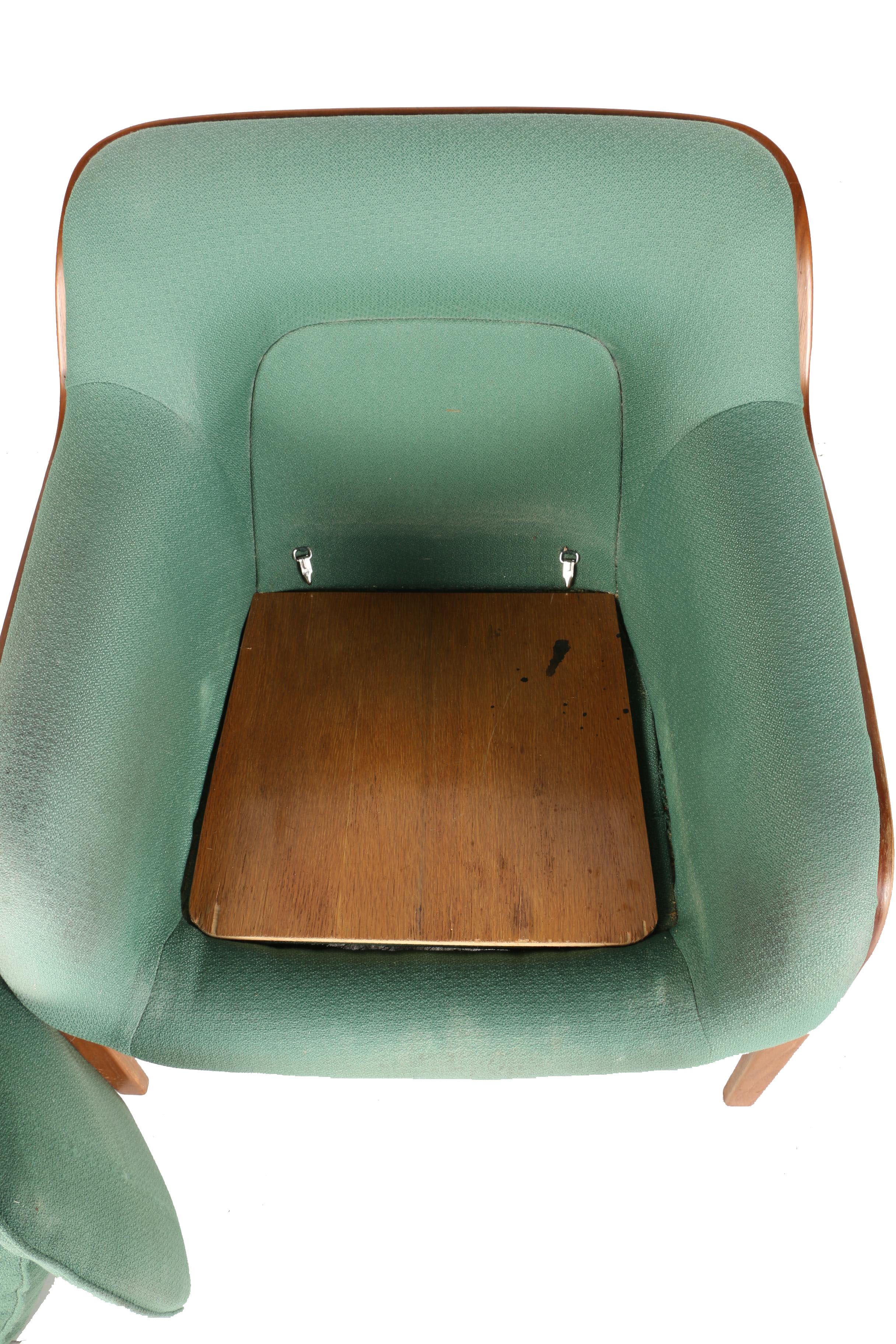 Bill Stephens Mid Century Modern Bentwood Lounge Chair by Knoll