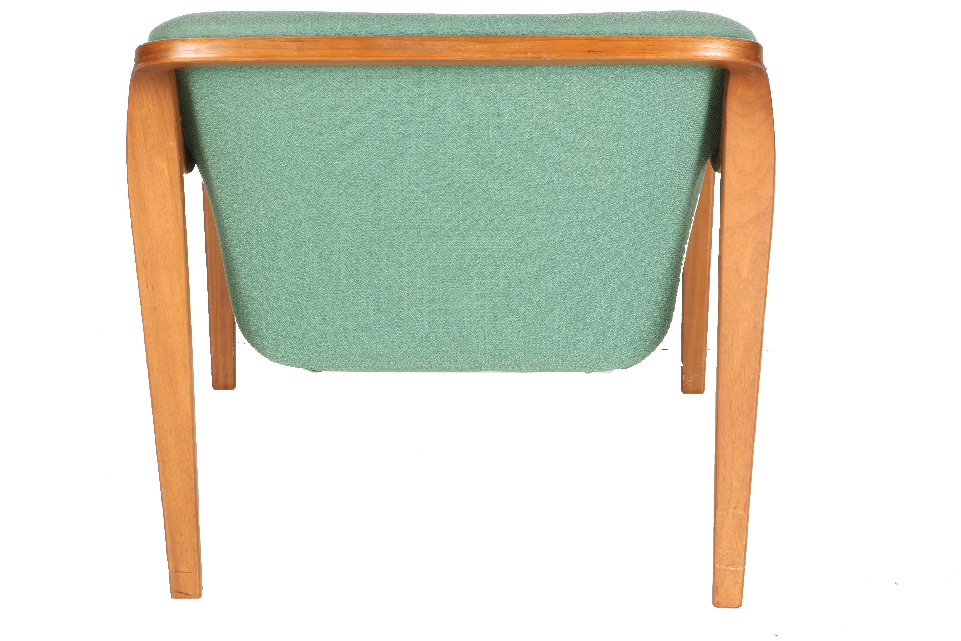 Bill Stephens Mid Century Modern Bentwood Lounge Chair by Knoll