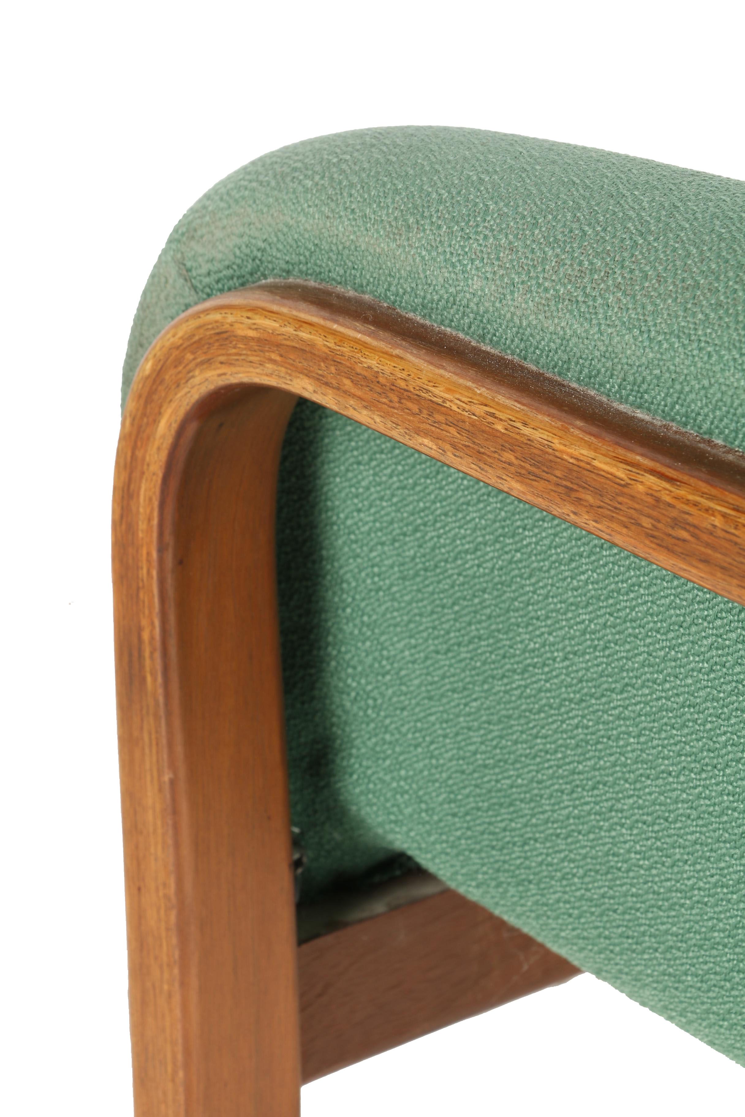 Bill Stephens Mid Century Modern Bentwood Lounge Chair by Knoll