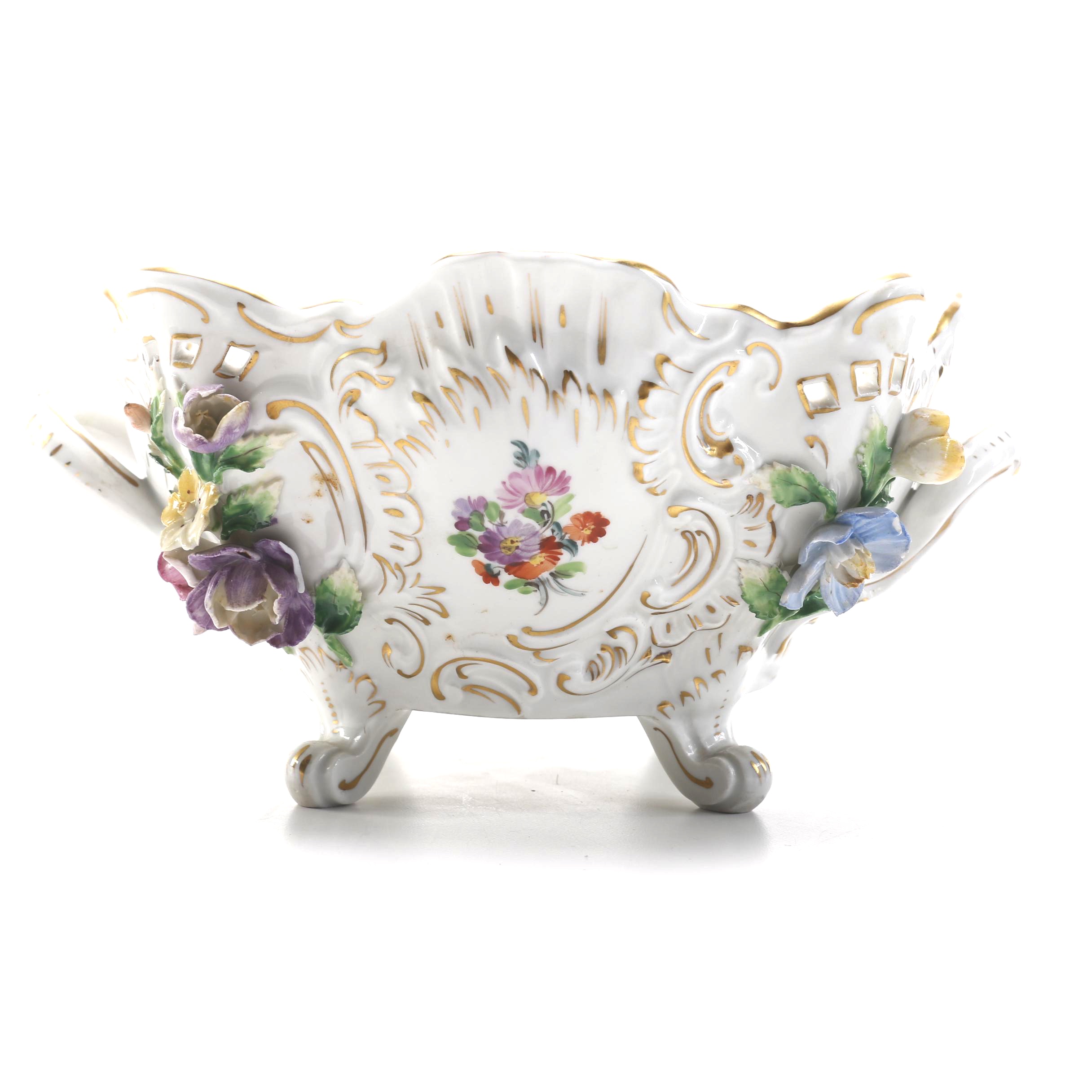 Dresden Porcelain Basket