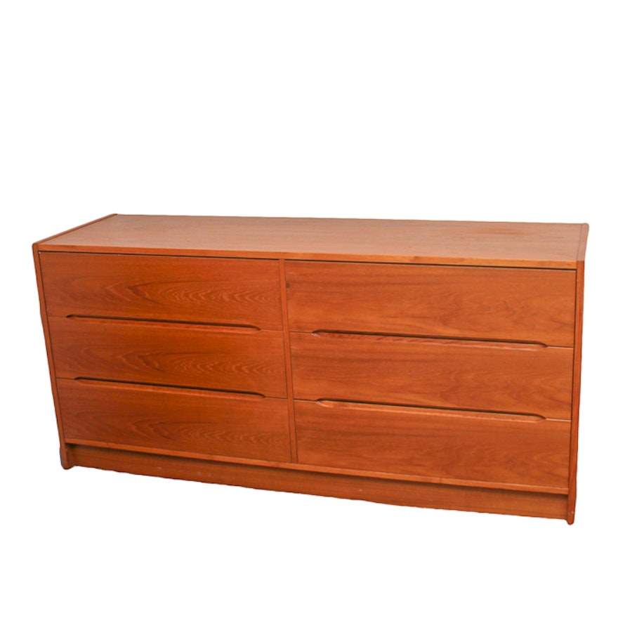 Danish Modern Teak Veneer Sideboard