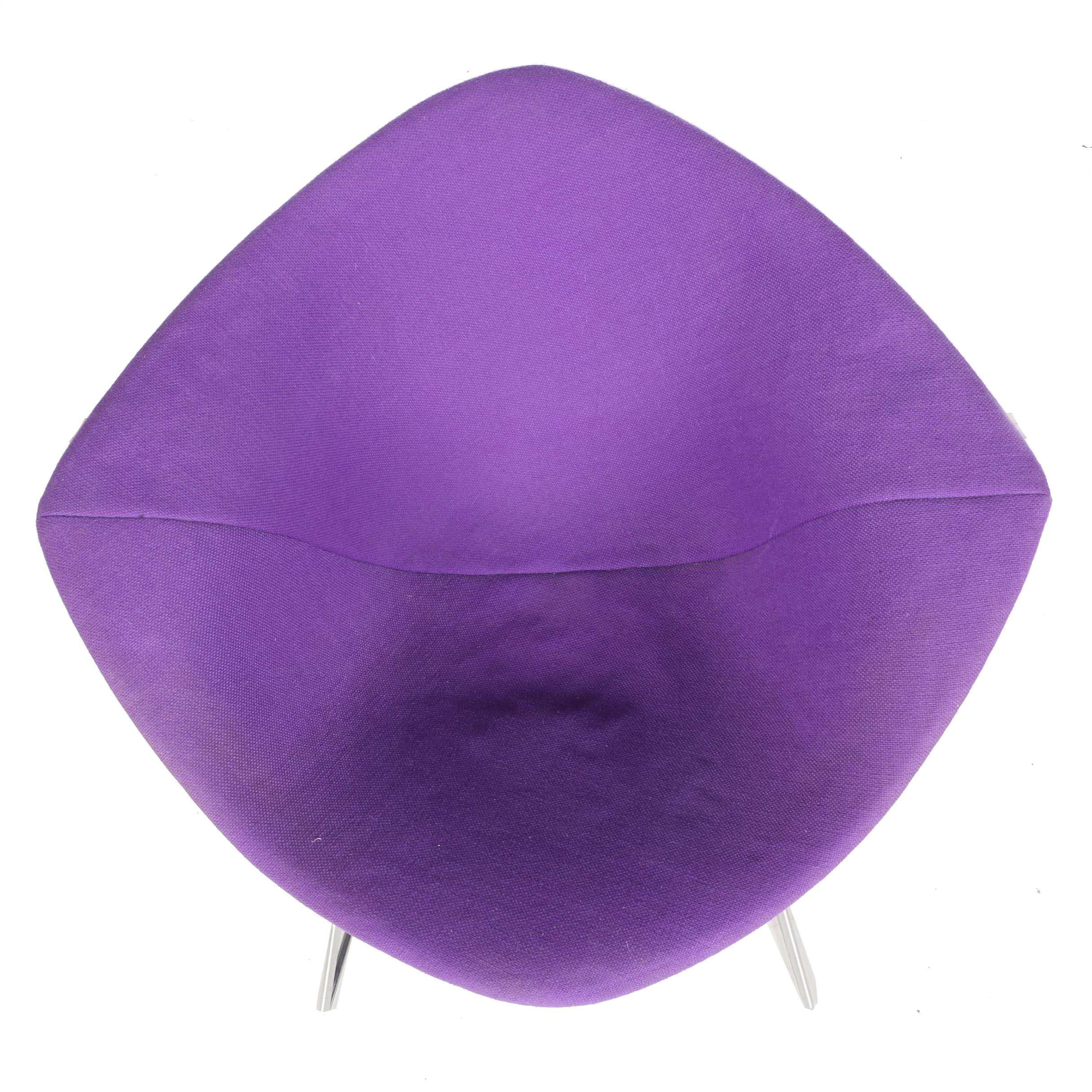 Mid Century Modern Purple "Diamond" Lounge Chair by Harry Bertoia for Knoll
