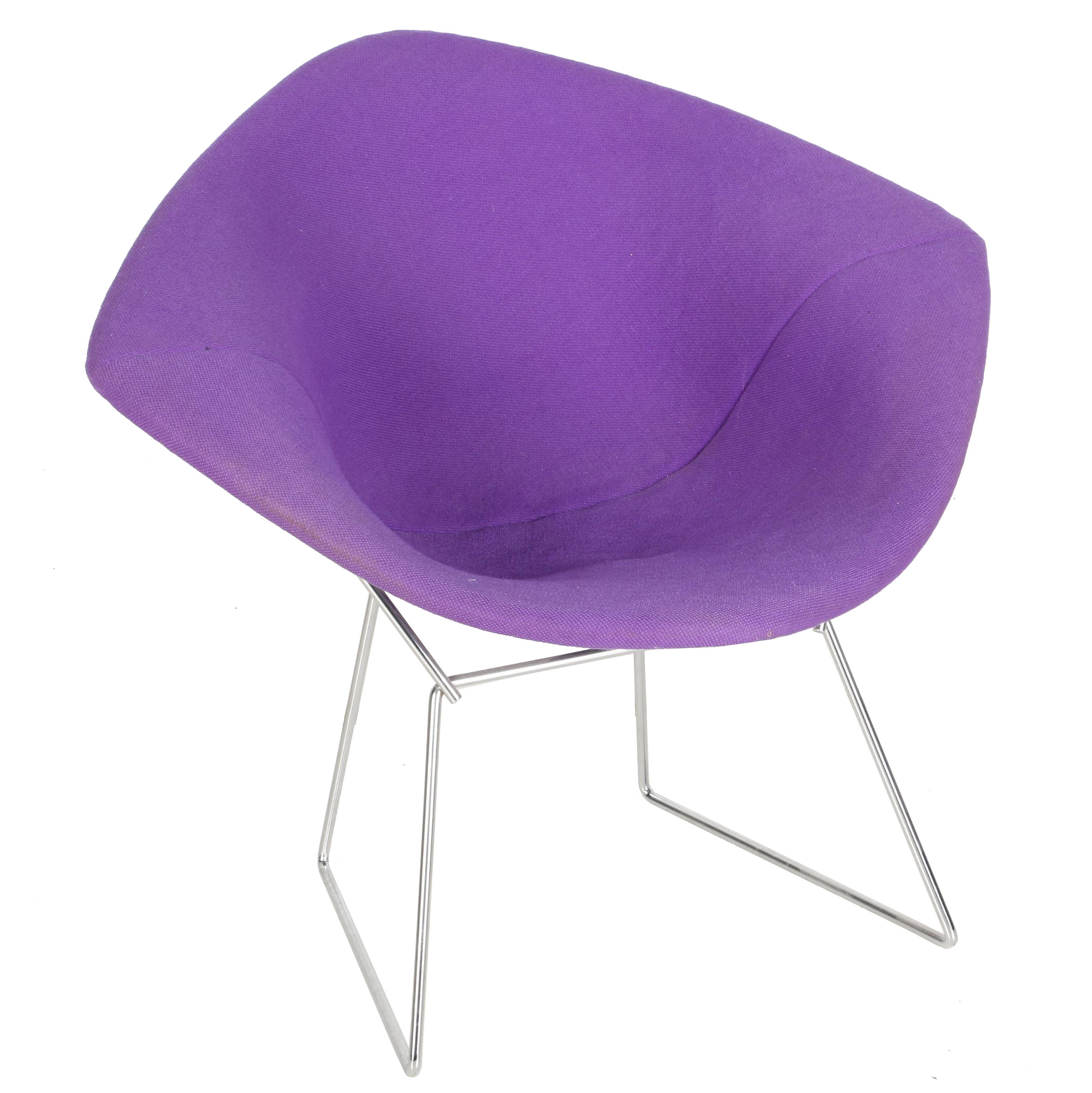 Mid Century Modern Purple "Diamond" Lounge Chair by Harry Bertoia for Knoll
