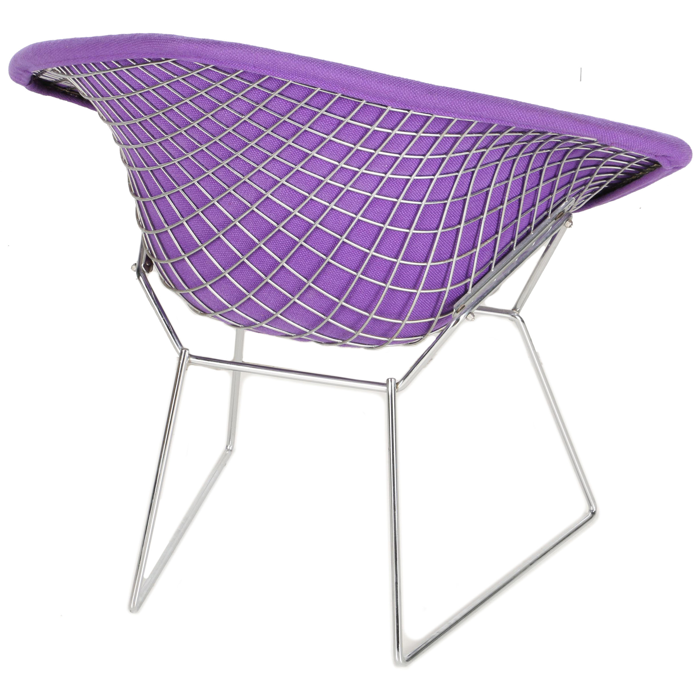 Mid Century Modern Purple "Diamond" Lounge Chair by Harry Bertoia for Knoll