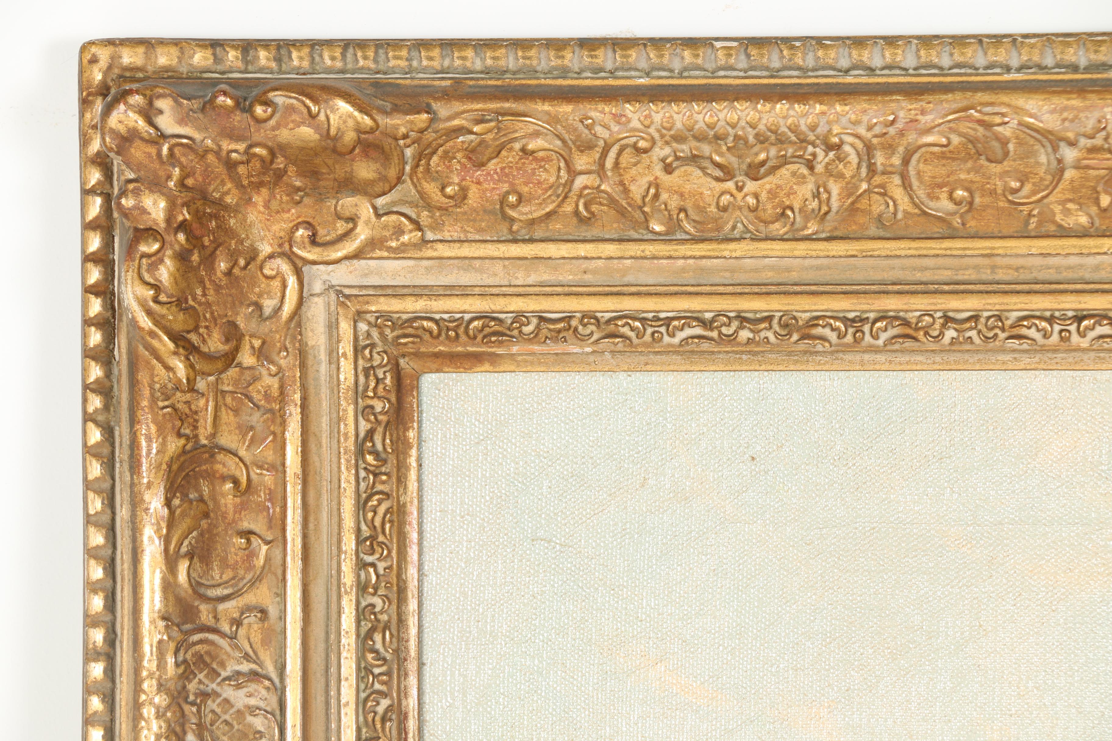 Augustus Spencer Oil Painting on Canvas "Country Cottage"