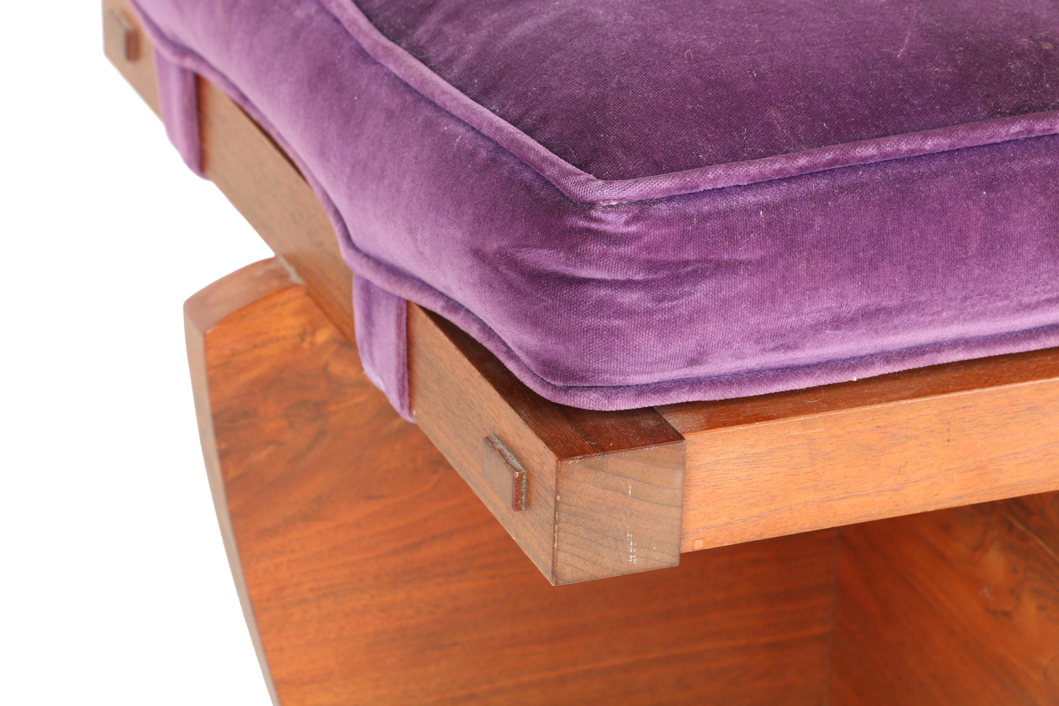 Vintage George Nakashima Ottoman With Provenance