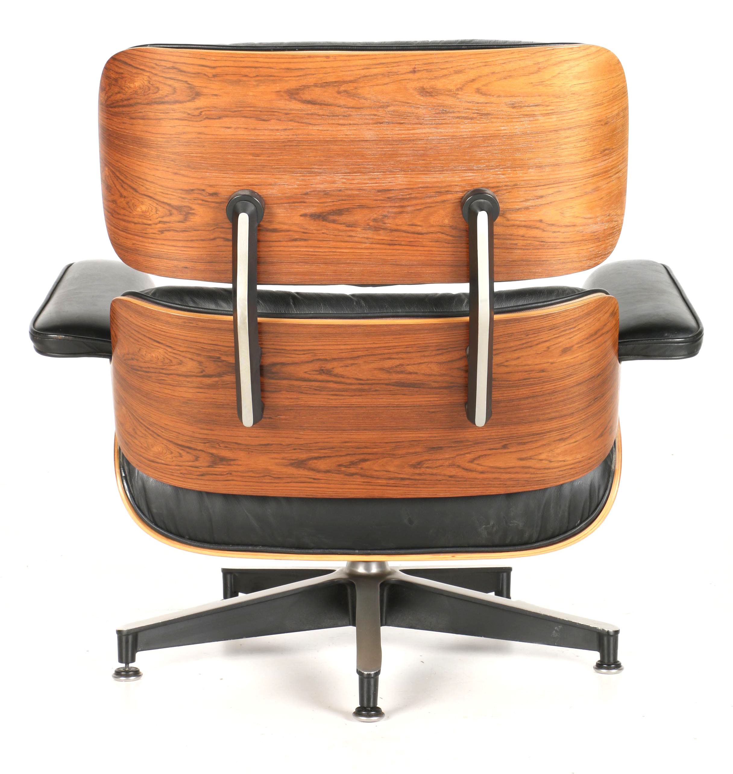 Charles and Ray Eames Leather Chair and Ottoman for Herman Miller