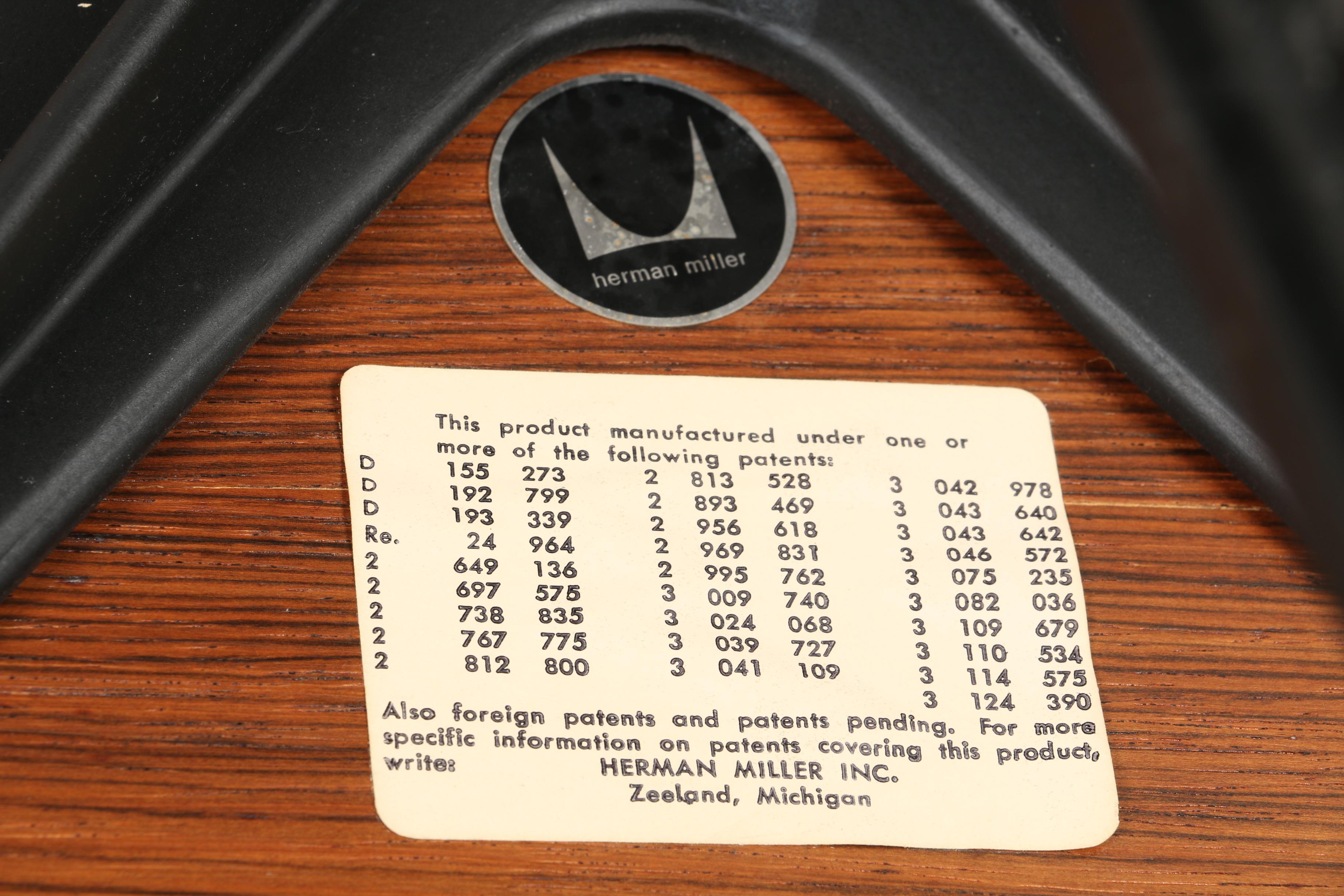 Charles and Ray Eames Leather Chair and Ottoman for Herman Miller