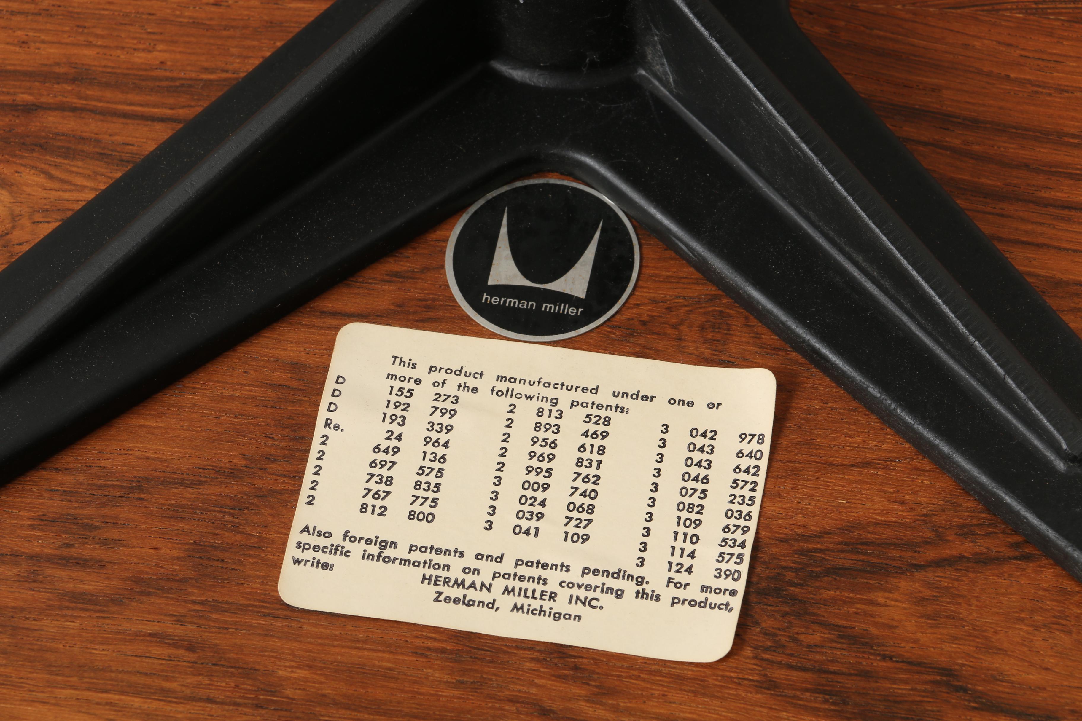 Charles and Ray Eames Leather Chair and Ottoman for Herman Miller