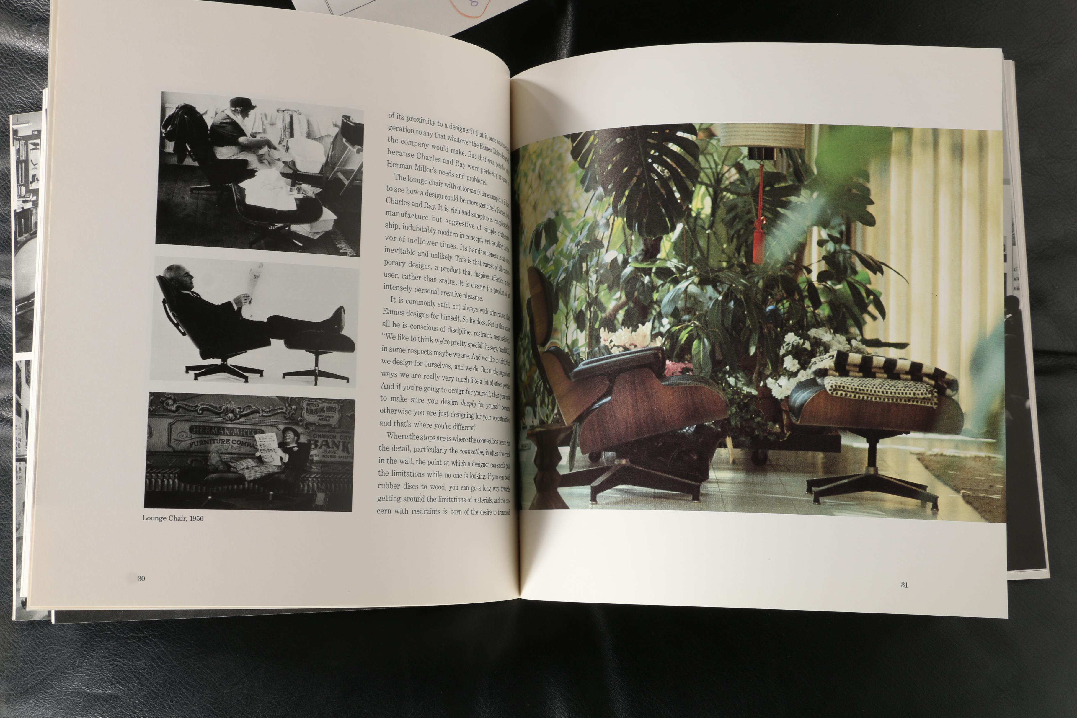 Charles and Ray Eames Leather Chair and Ottoman for Herman Miller