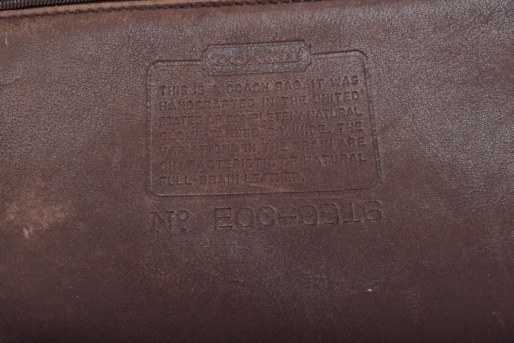 Vintage Coach Leather Handbag