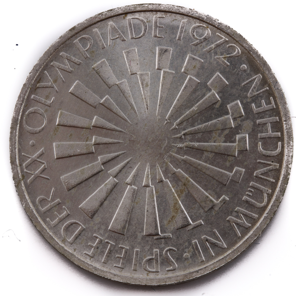 Silver Bar and a German Silver Coin