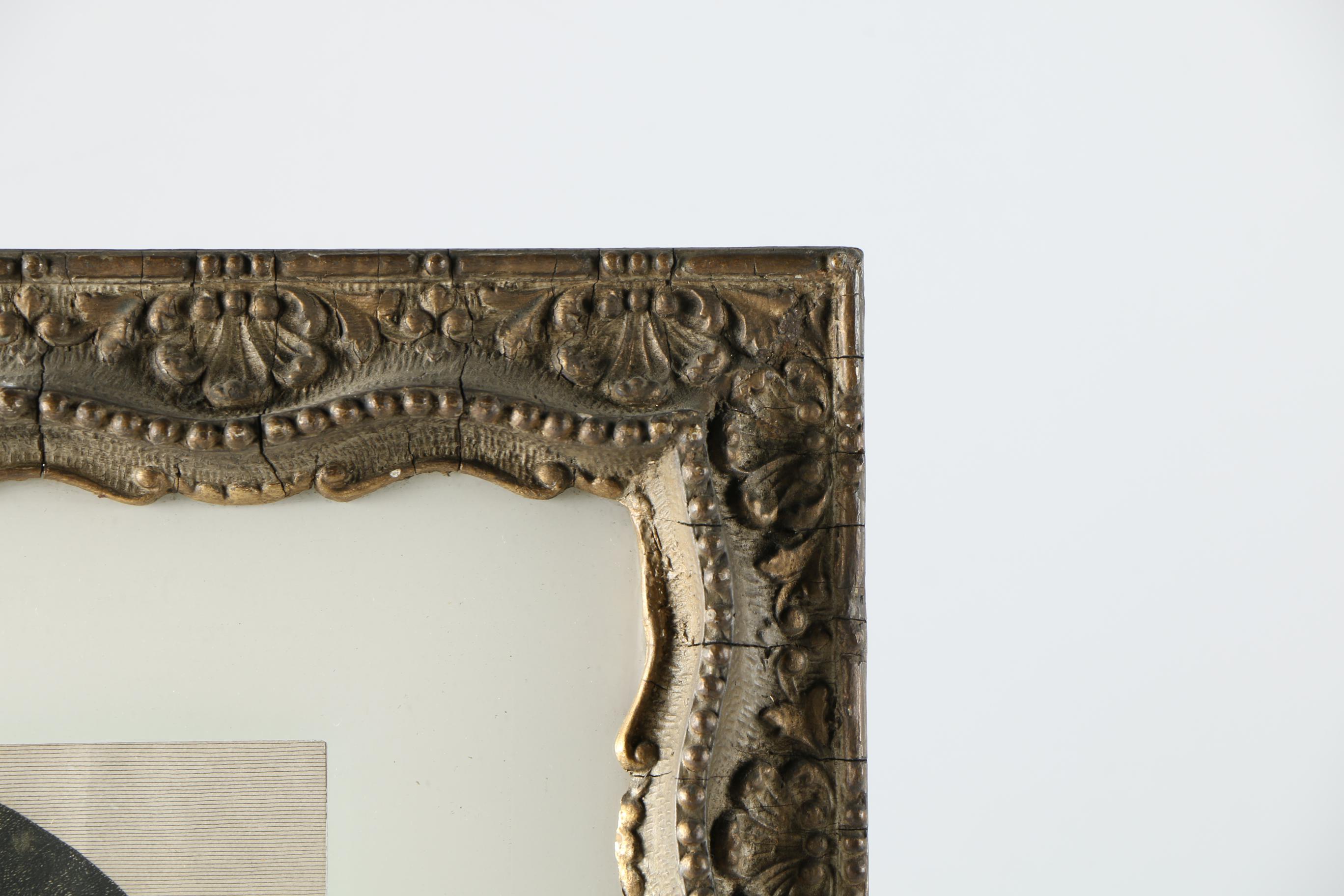 Engraving "The Muse Urania" and Lithograph "The Lute Player"