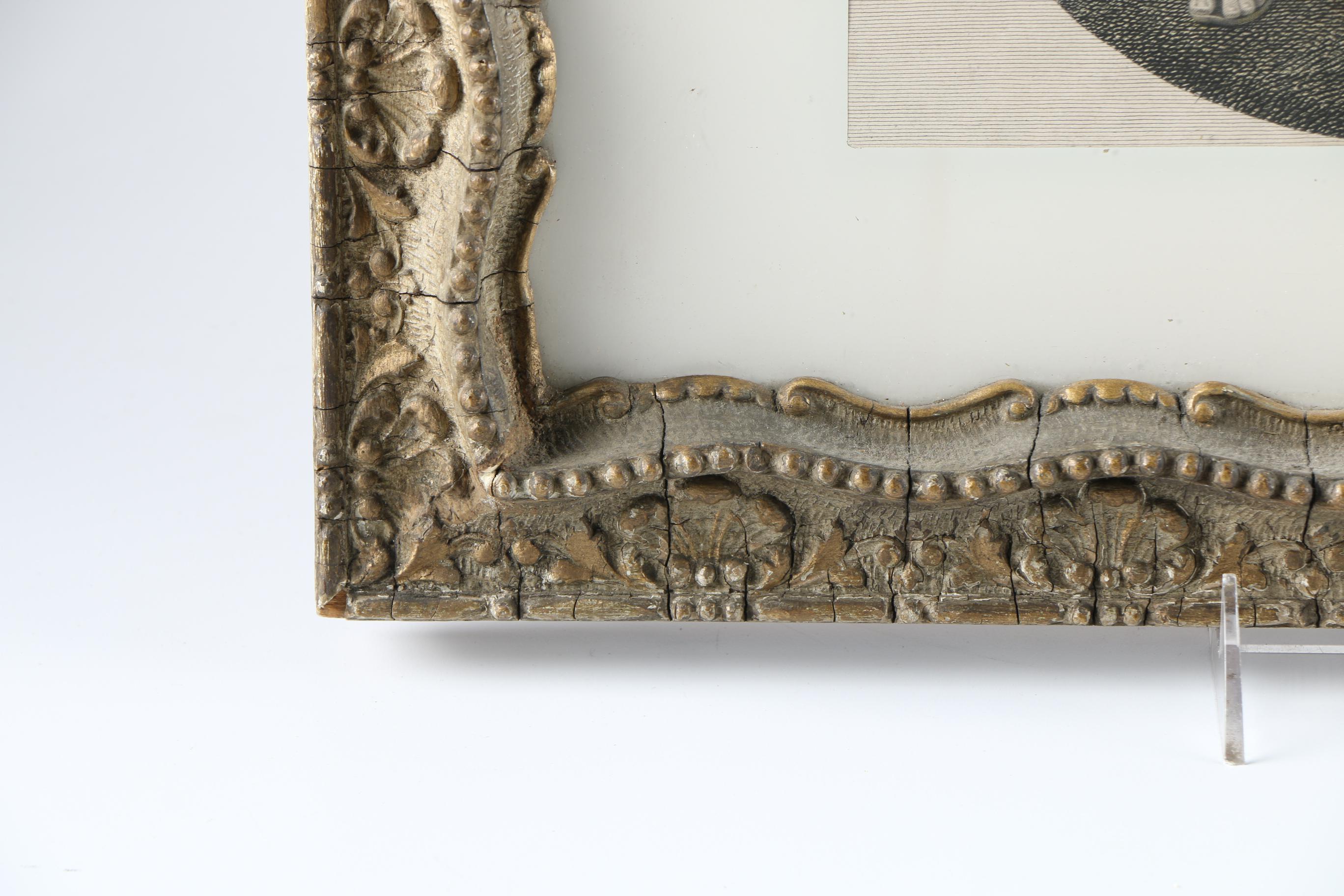 Engraving "The Muse Urania" and Lithograph "The Lute Player"