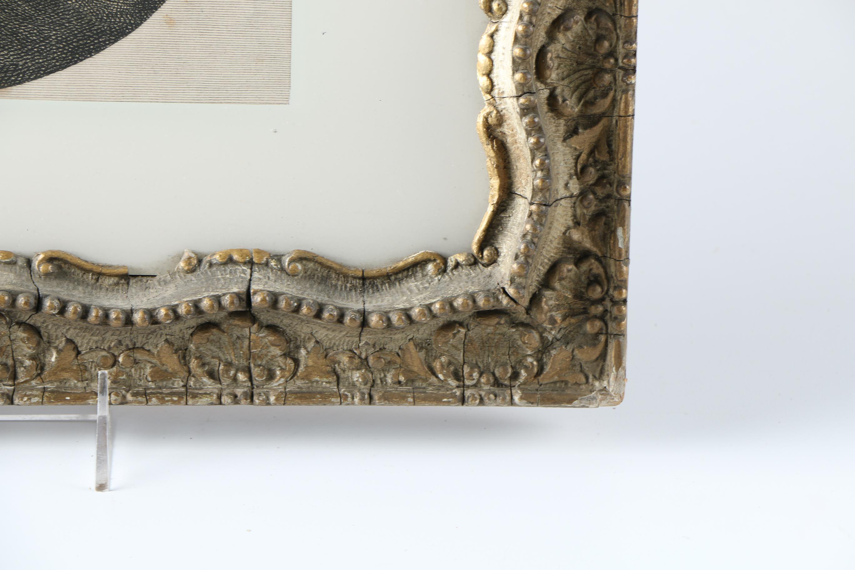 Engraving "The Muse Urania" and Lithograph "The Lute Player"