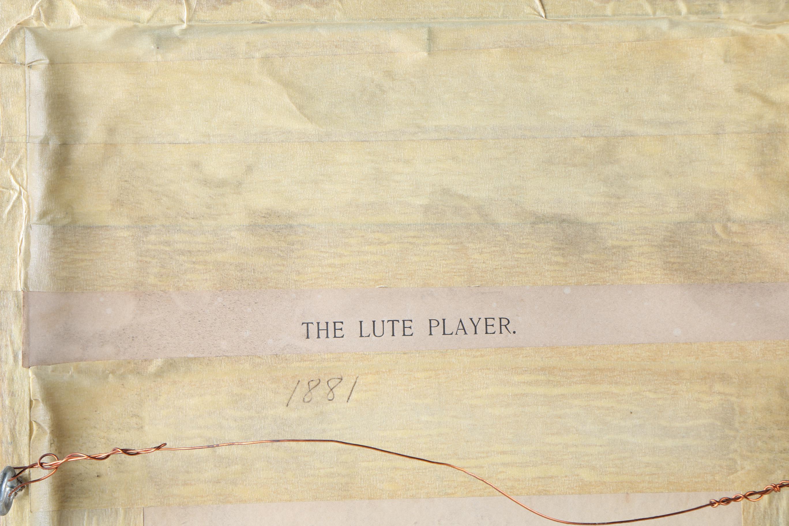 Engraving "The Muse Urania" and Lithograph "The Lute Player"