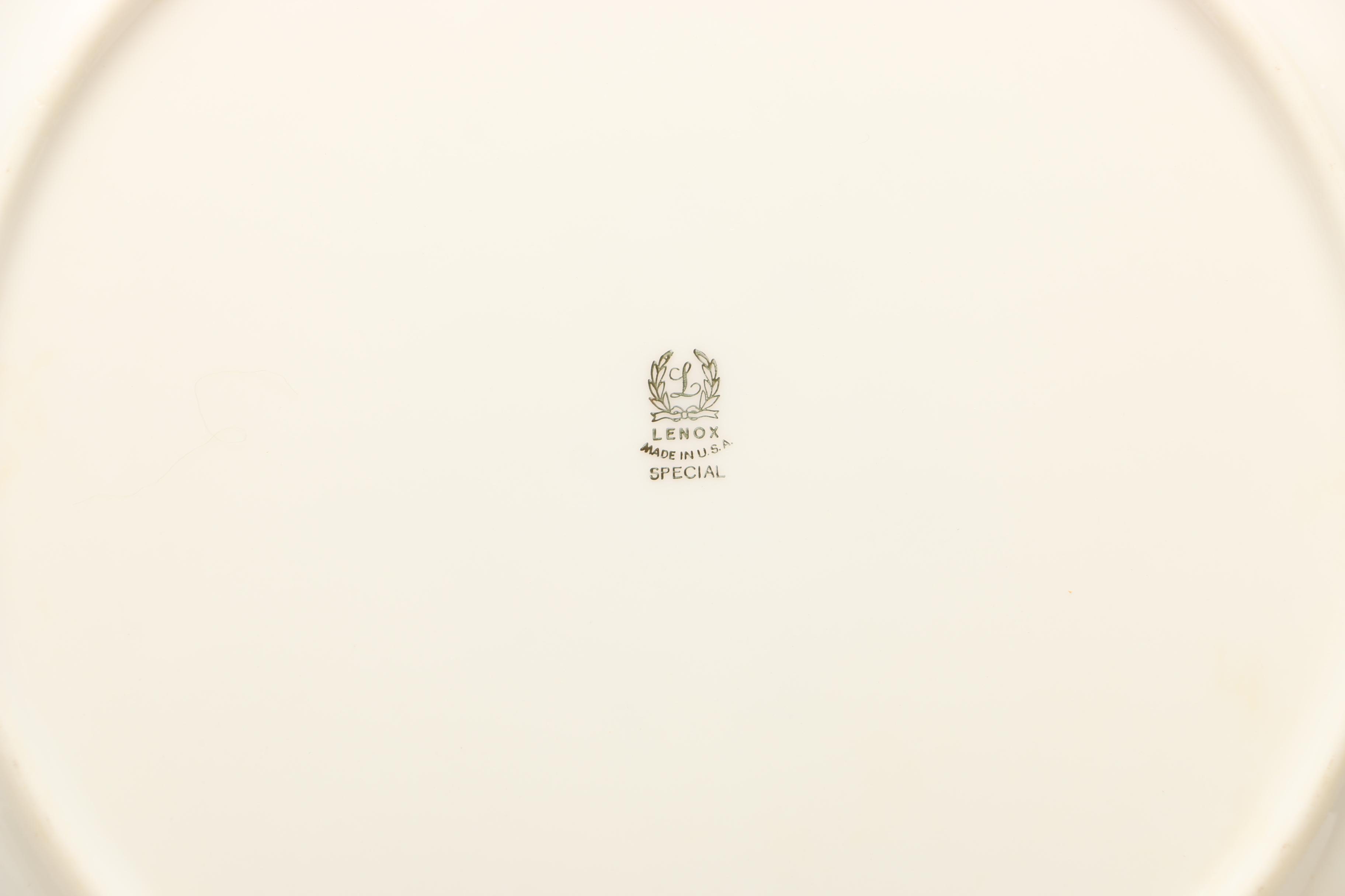 Lenox "Special" and "Eternal" Tableware