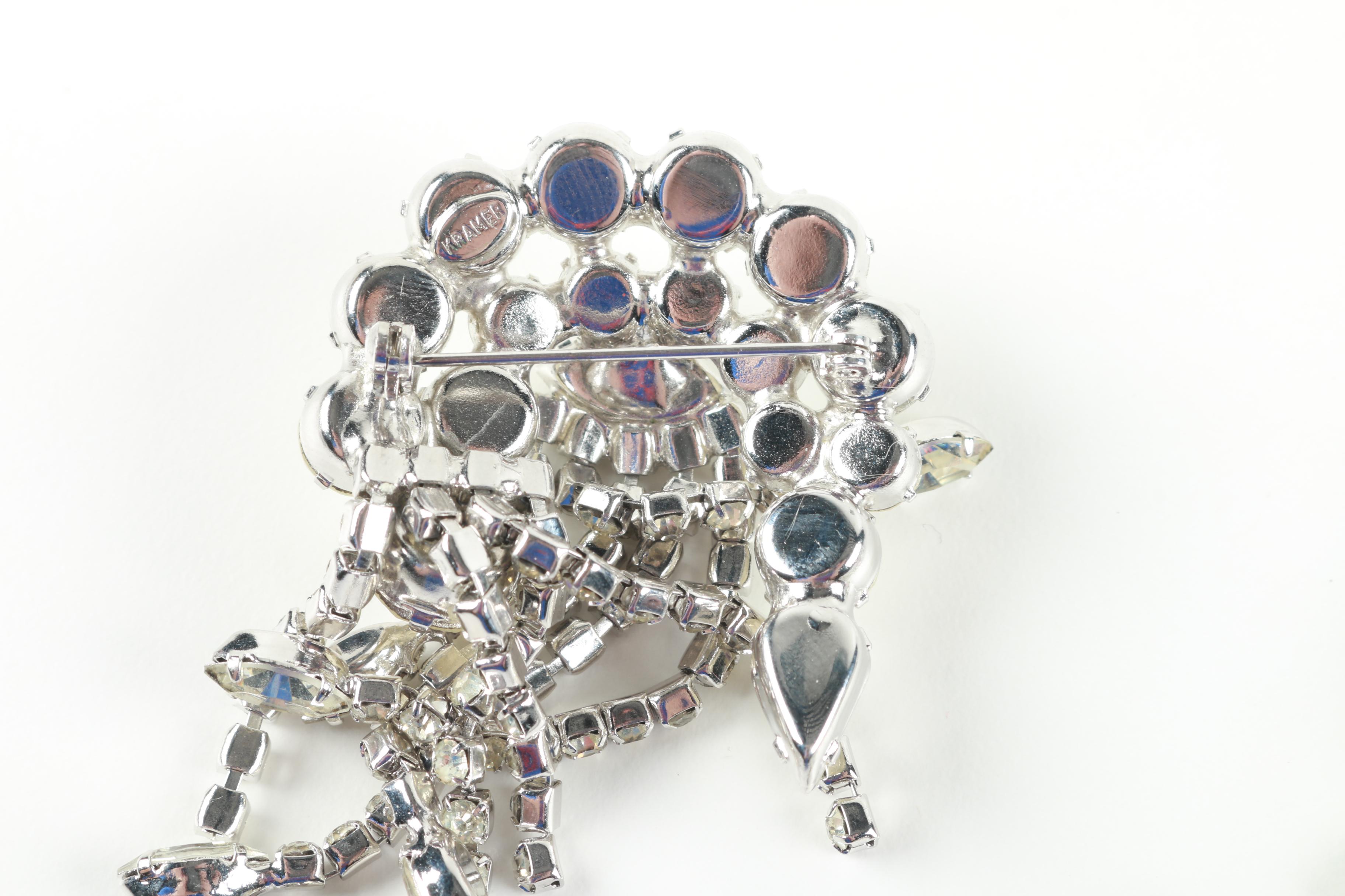 Vintage Rhinestone Jewelry Including Kramer