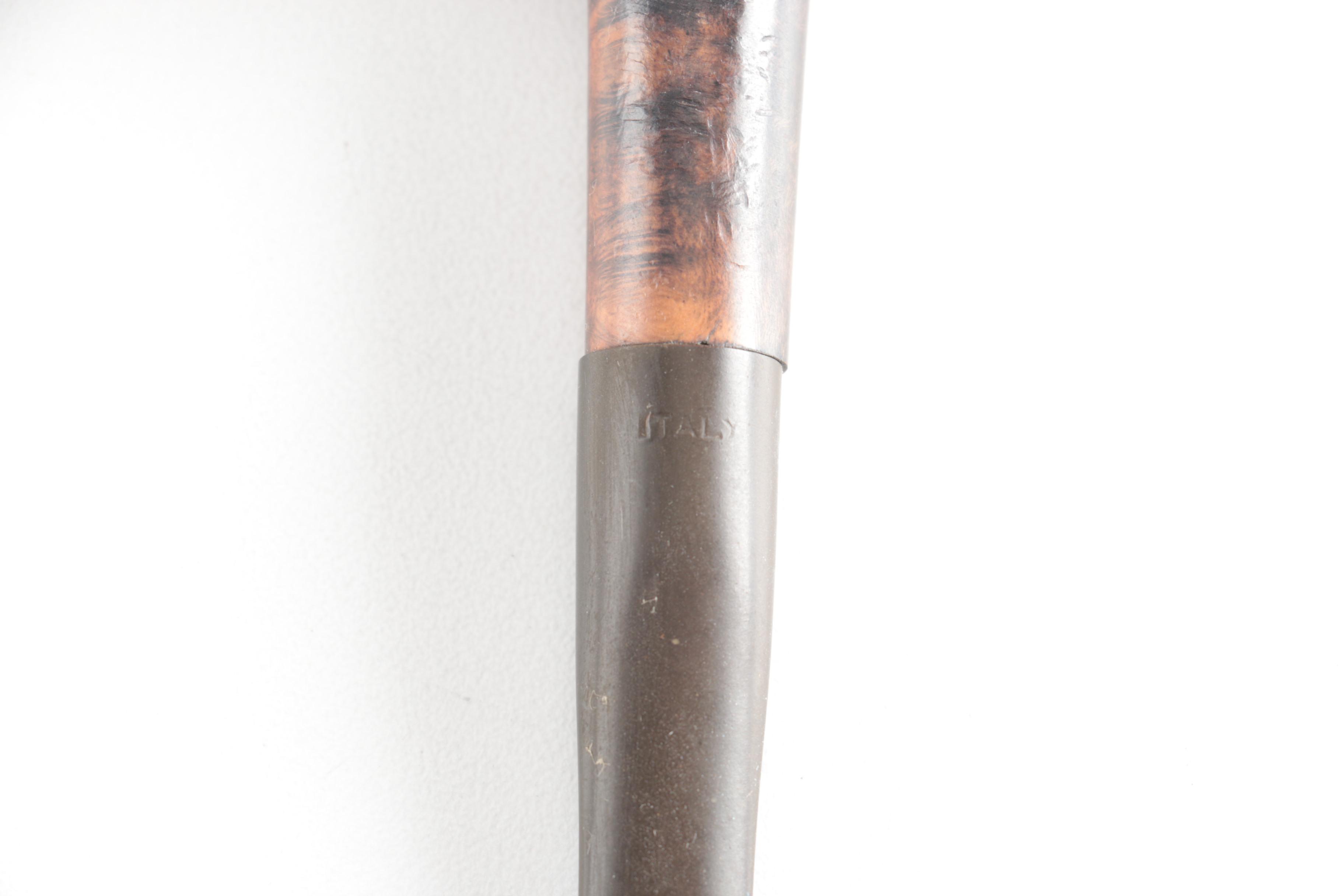 Pipes, Stands and Copper Tone Jar