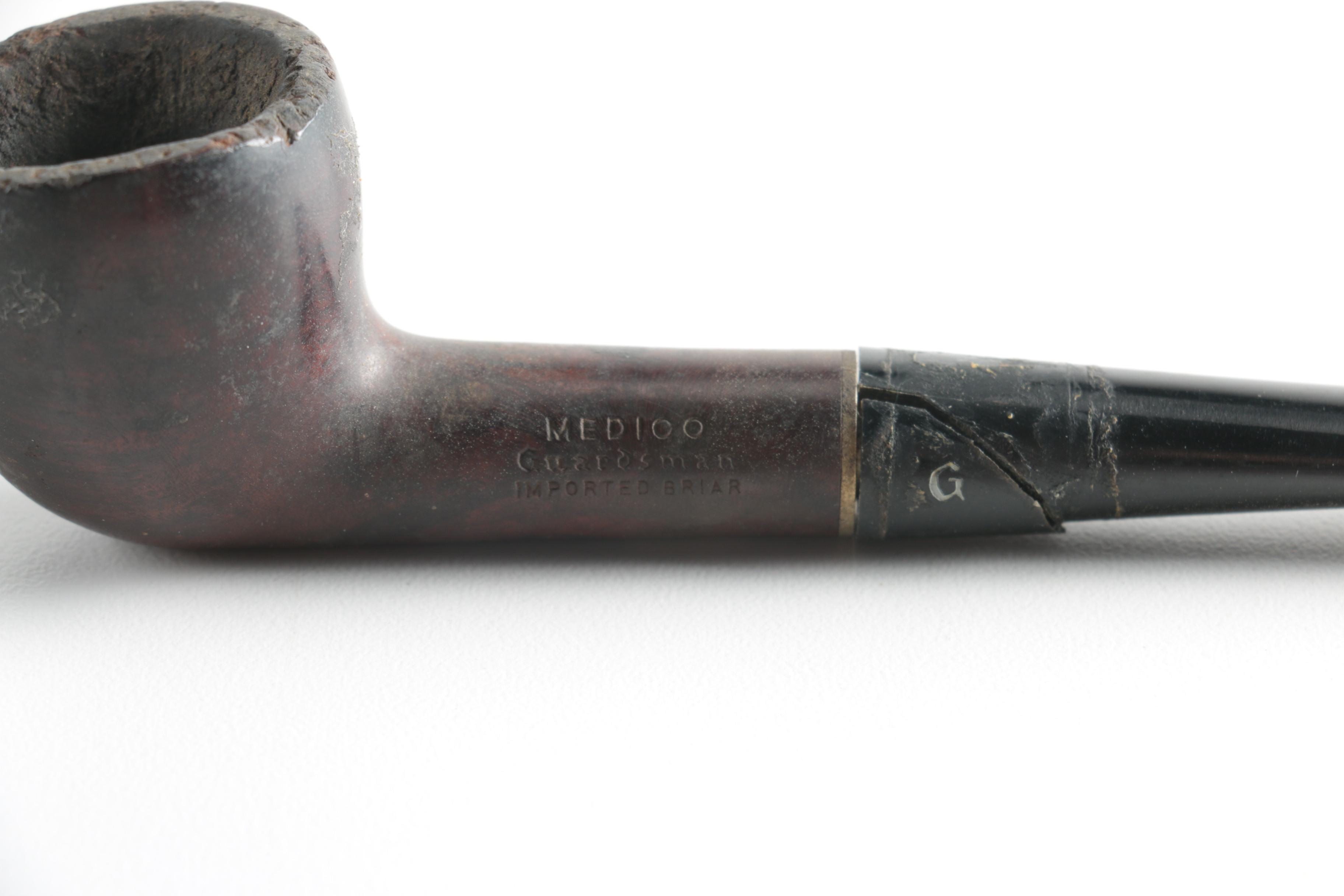 Pipes, Stands and Copper Tone Jar