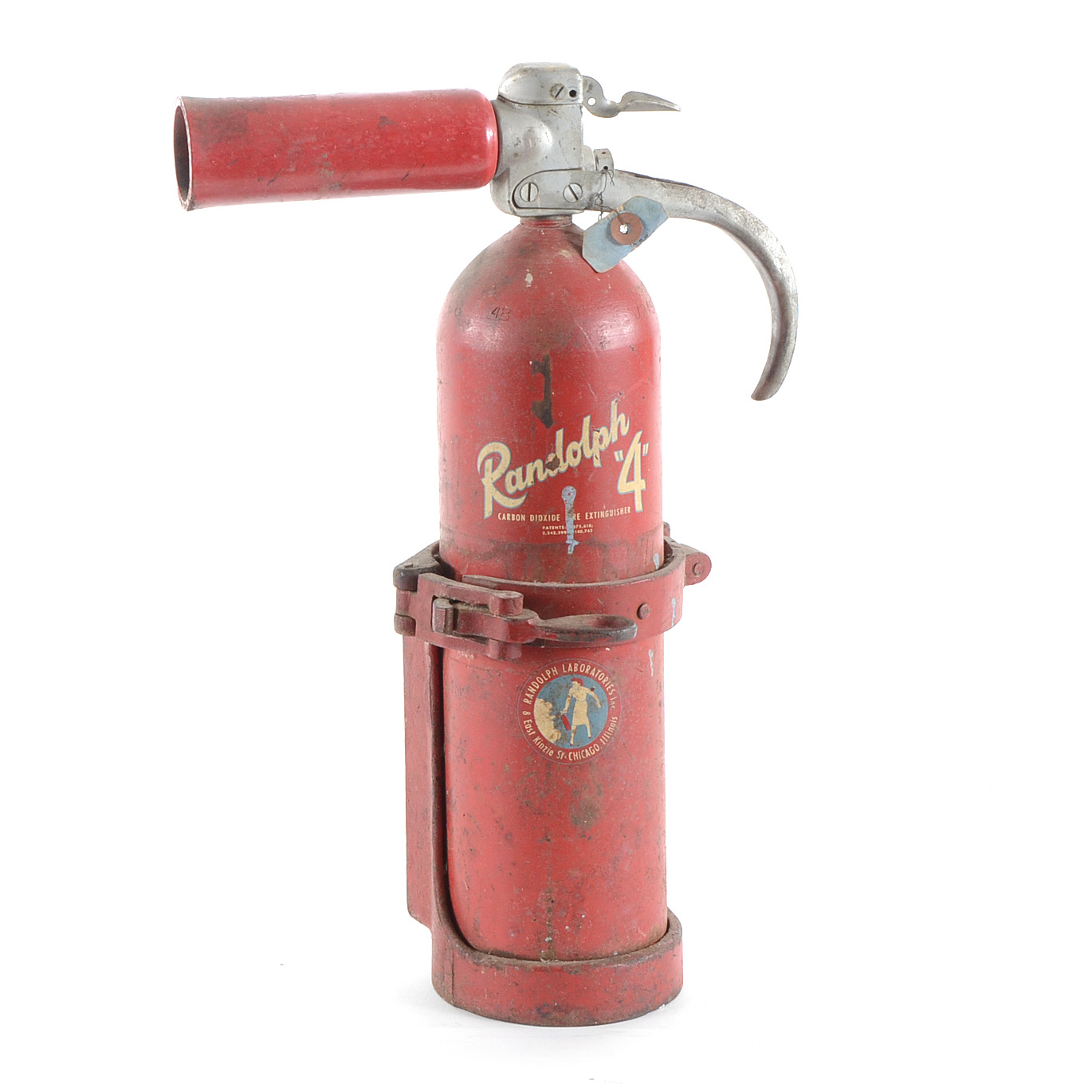 Vintage Randolph Carbon Dioxide Fire Extinguisher