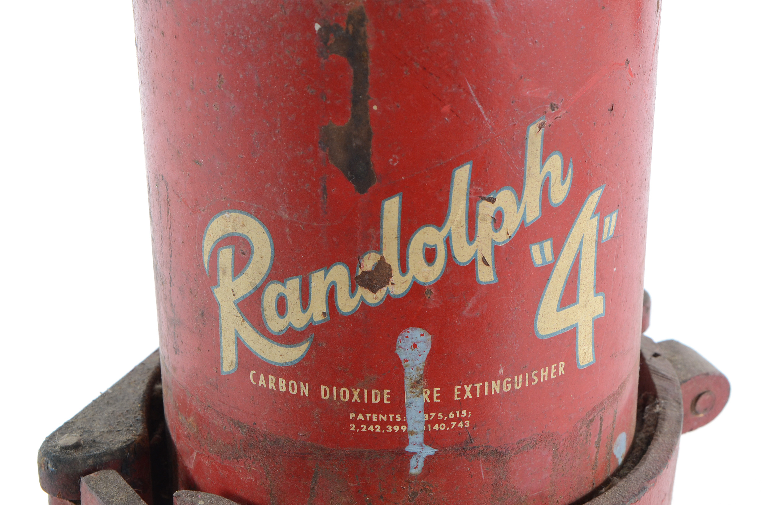 Vintage Randolph Carbon Dioxide Fire Extinguisher