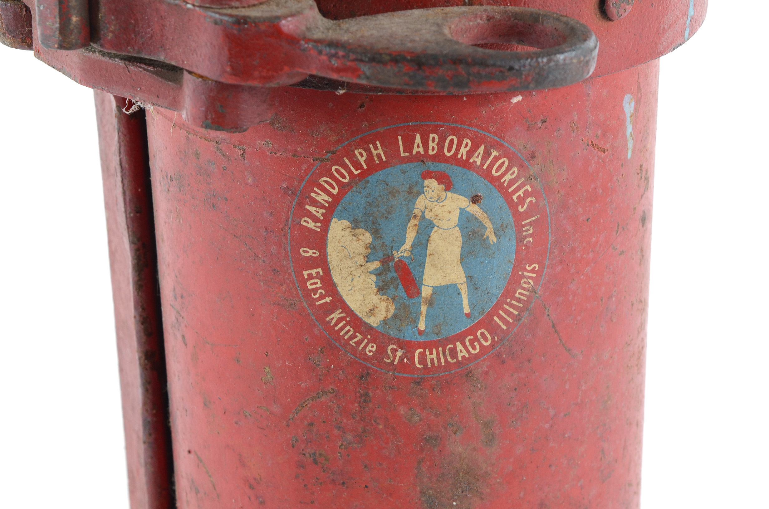 Vintage Randolph Carbon Dioxide Fire Extinguisher