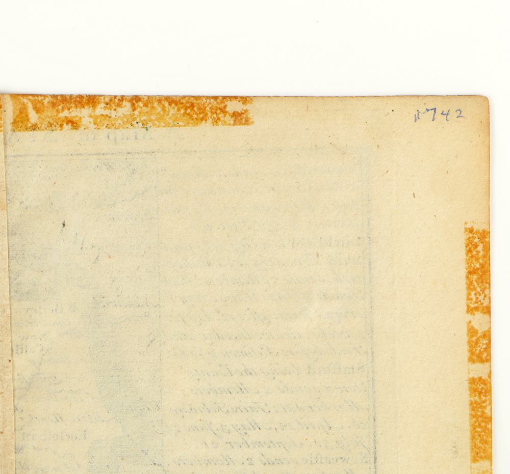 18th Century Hand-Colored Engraved Map of Staffordshire, England