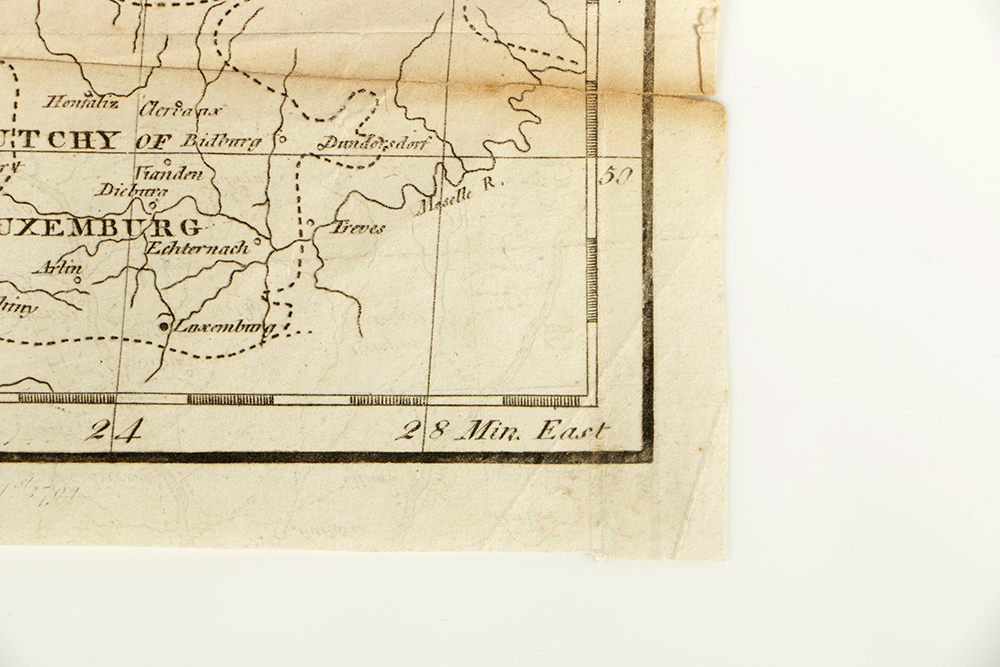 Antique Map of the Seven United Provinces with the Dutch and Austrian Netherlands