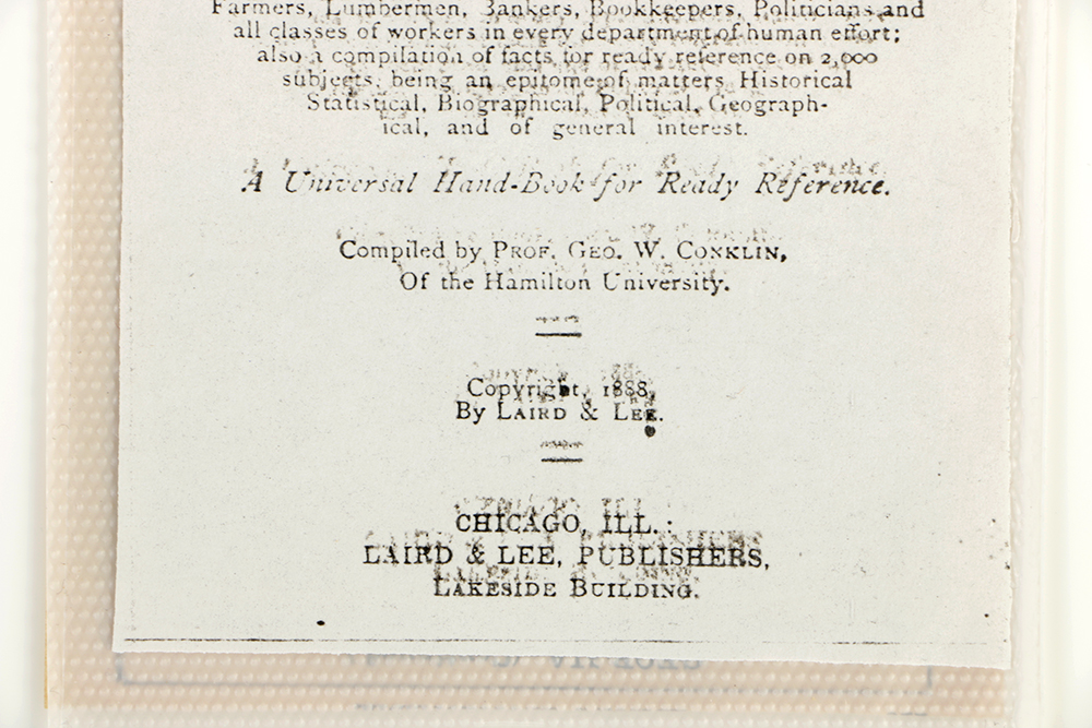 Antique Colored Map of Georgia by Blomgren Brothers Engravers
