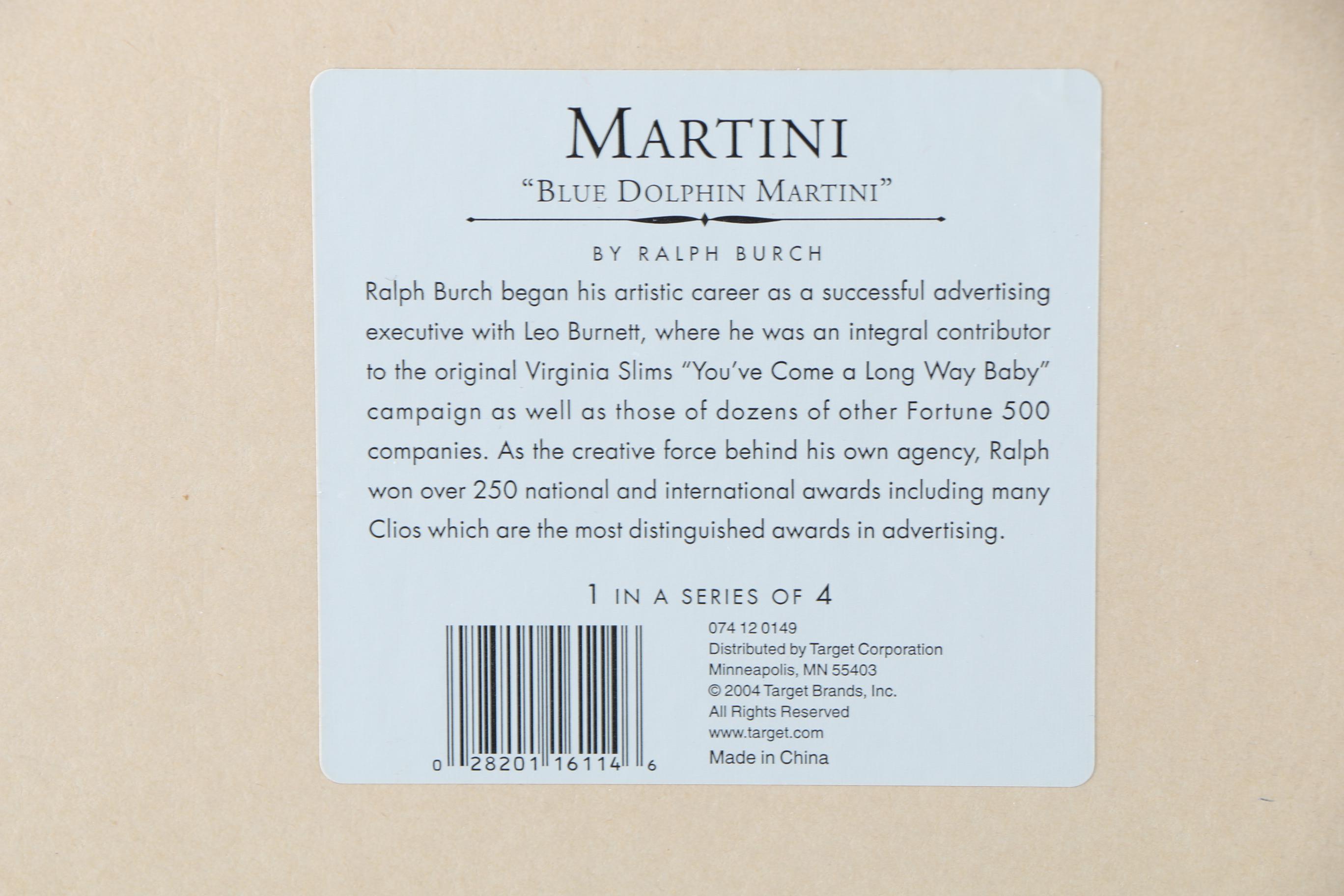 After Ralph Burch Offset Lithographs "Martini"