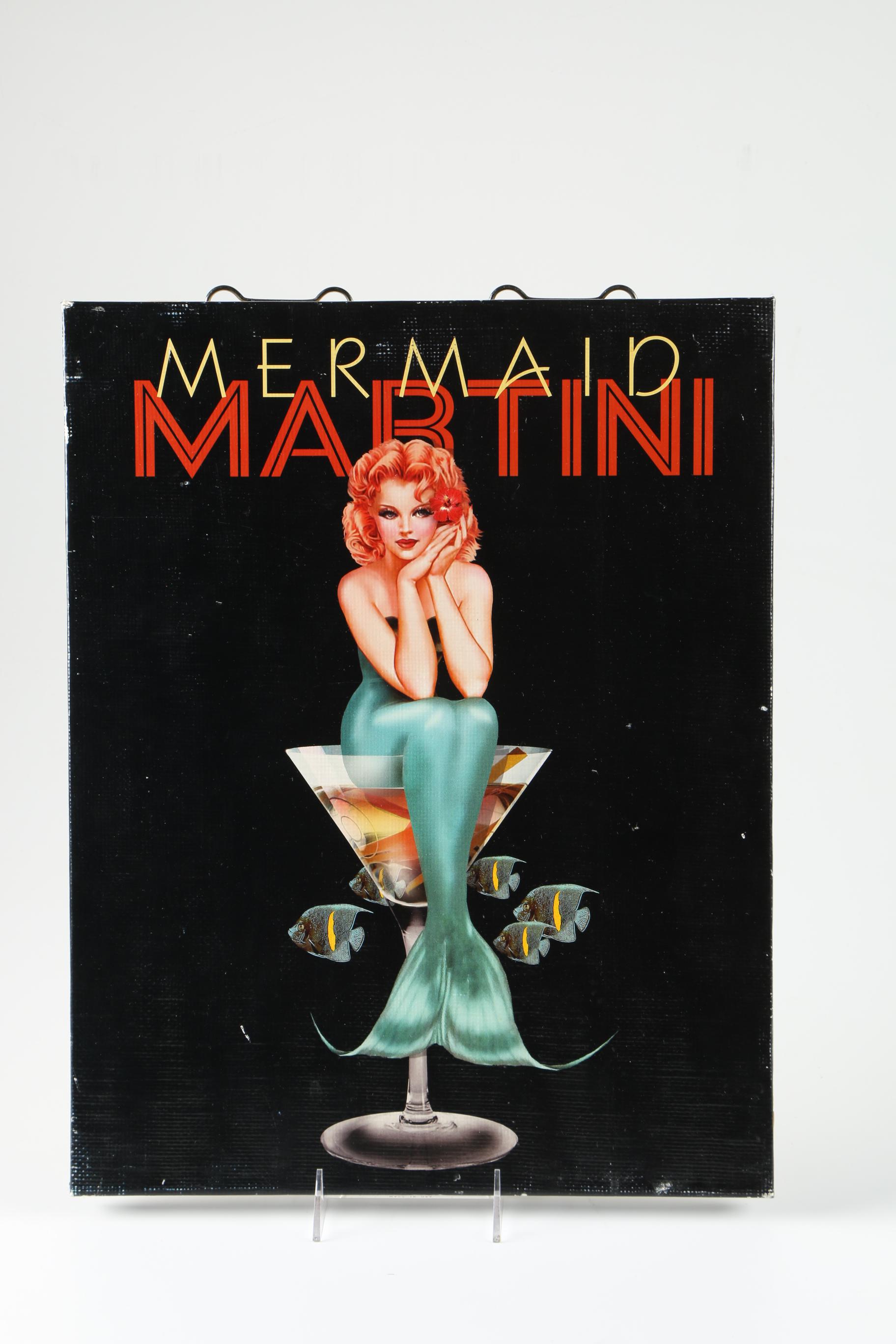After Ralph Burch Offset Lithographs "Martini"