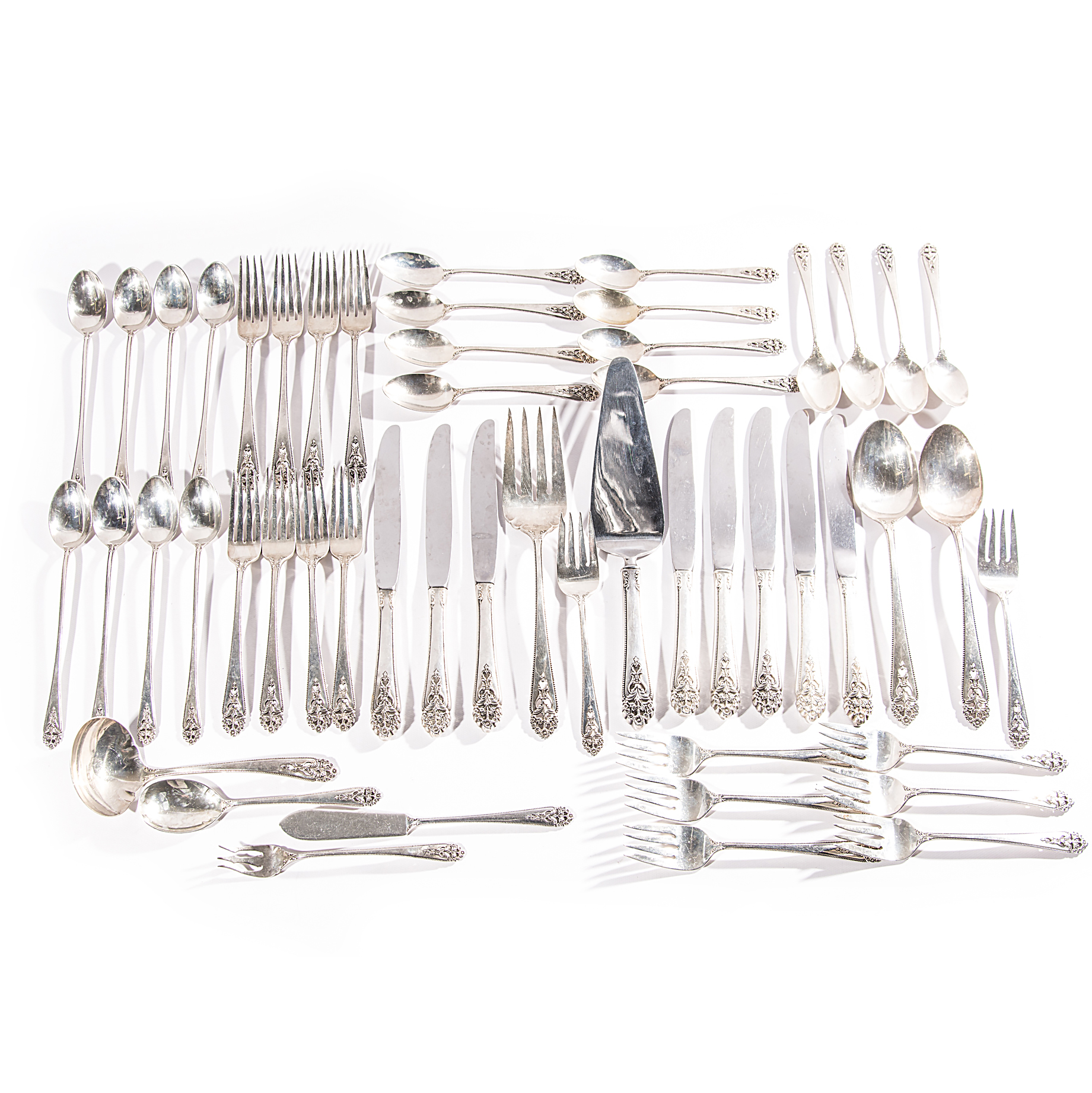 International Sterling Silver Flatware "Queen's Lace"