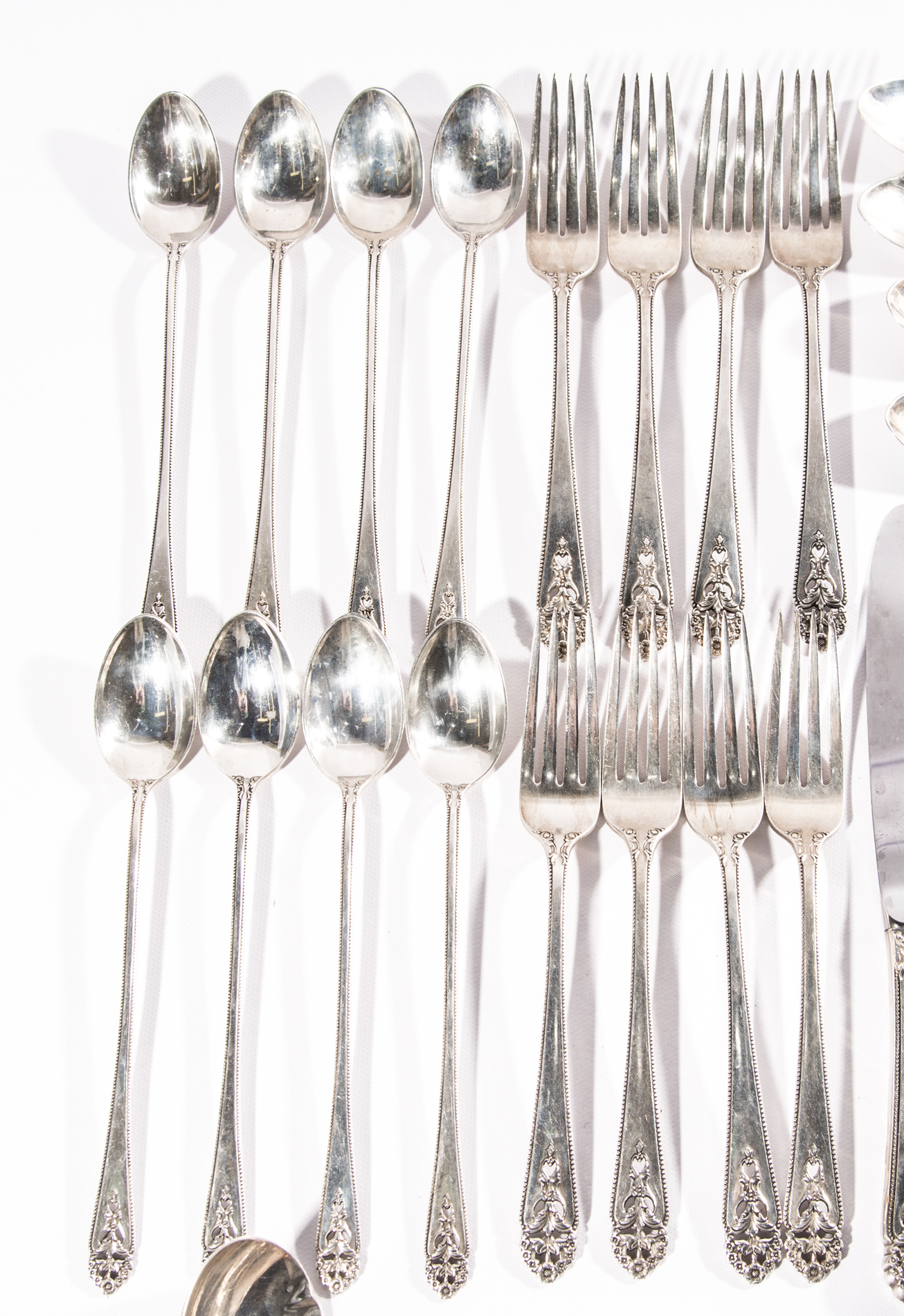 International Sterling Silver Flatware "Queen's Lace"