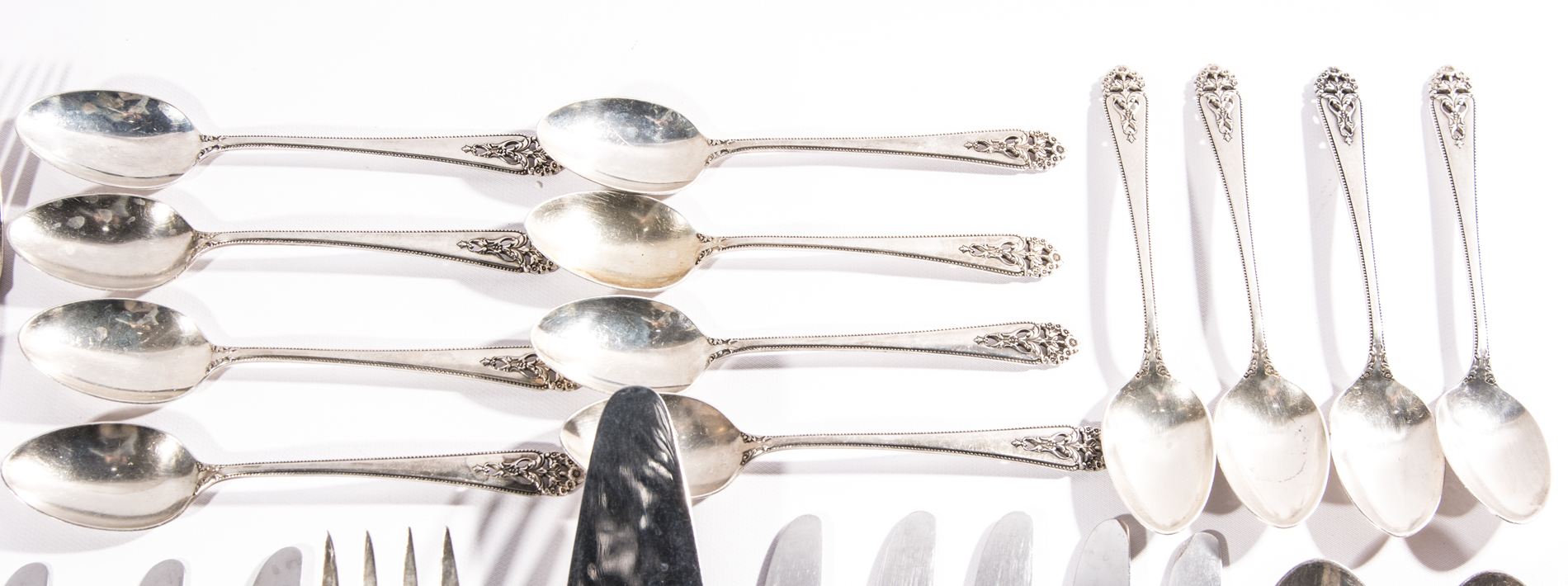 International Sterling Silver Flatware "Queen's Lace"