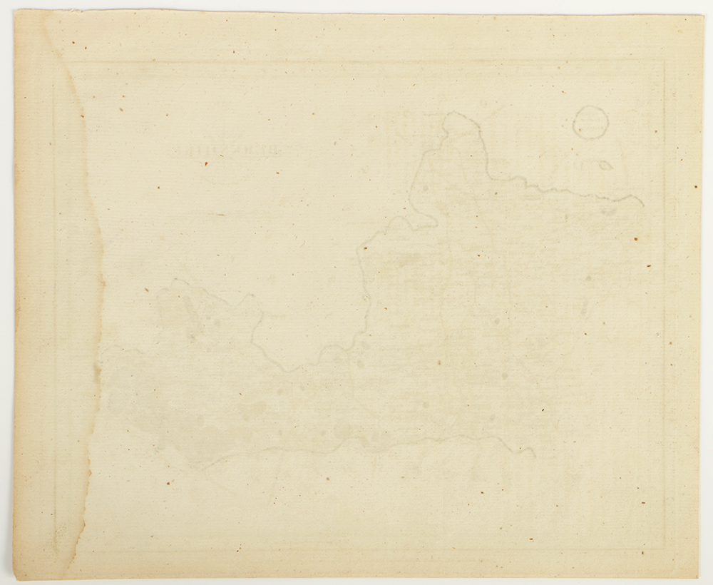 1787 Hand-Colored Engraving Map of Berkshire by John Cary