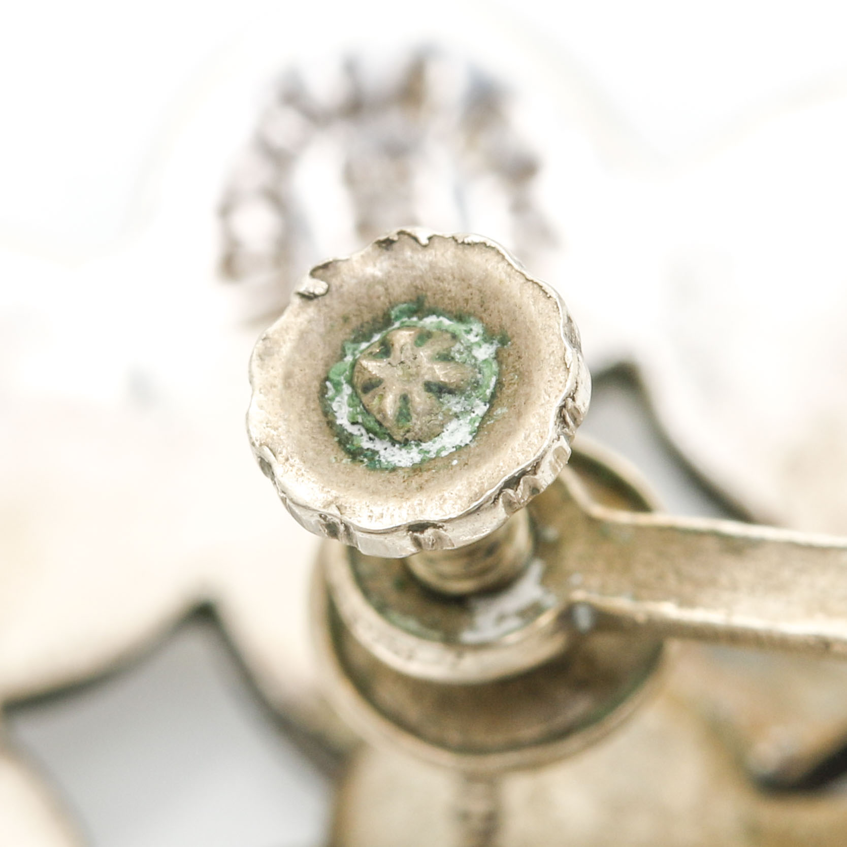 Vintage Mexican Miguel Alonzo Sterling Silver Abalone Necklace With A. Garcia Sterling Silver Abalone Earrings