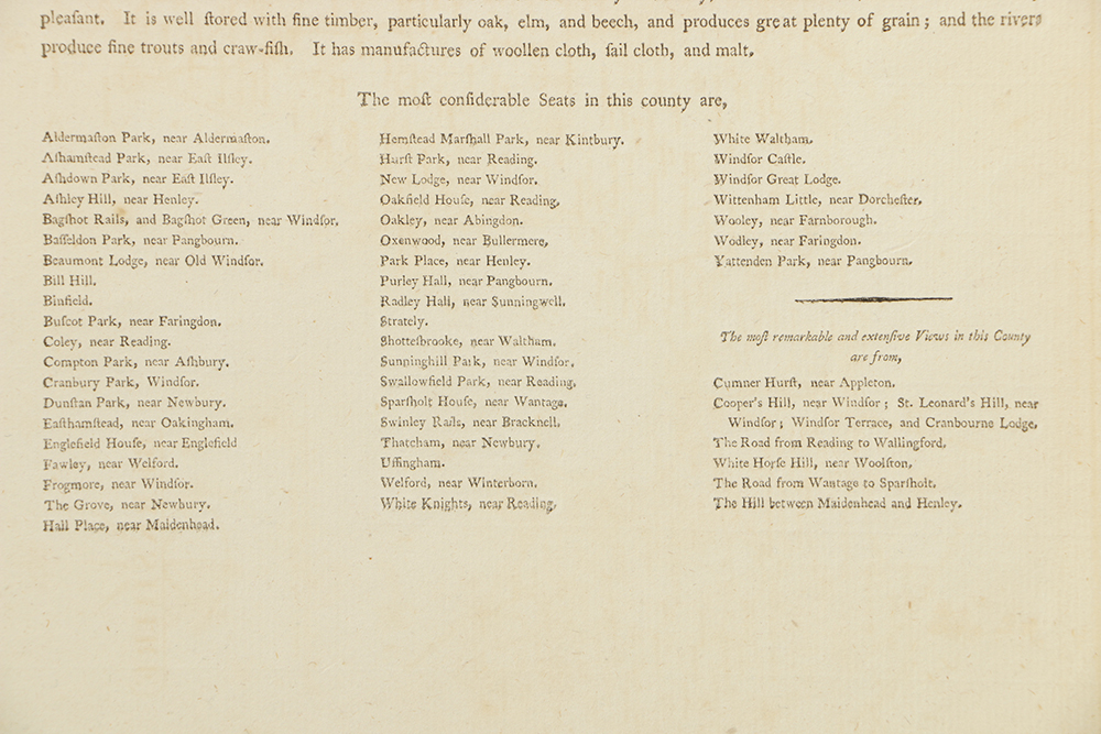 1787 Hand-Colored Engraving Map of Berkshire by John Cary