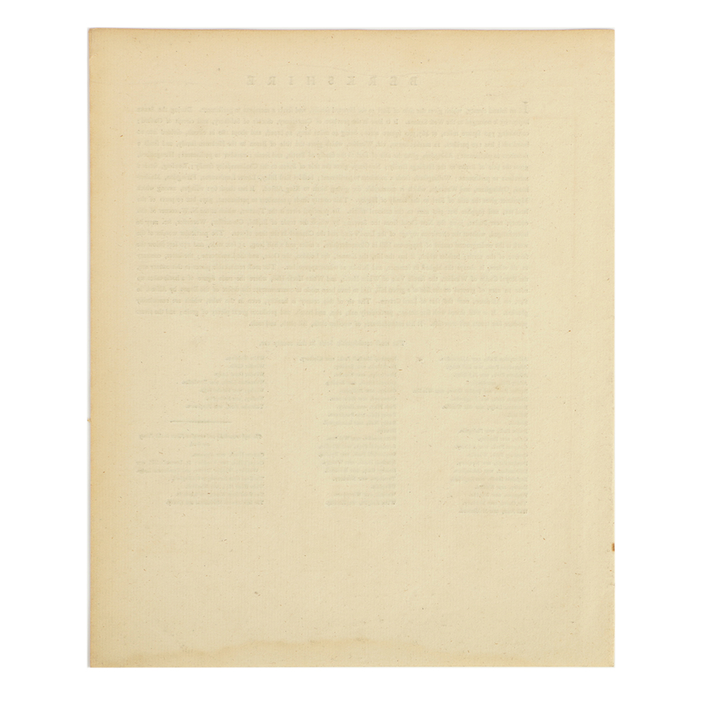 1787 Hand-Colored Engraving Map of Berkshire by John Cary