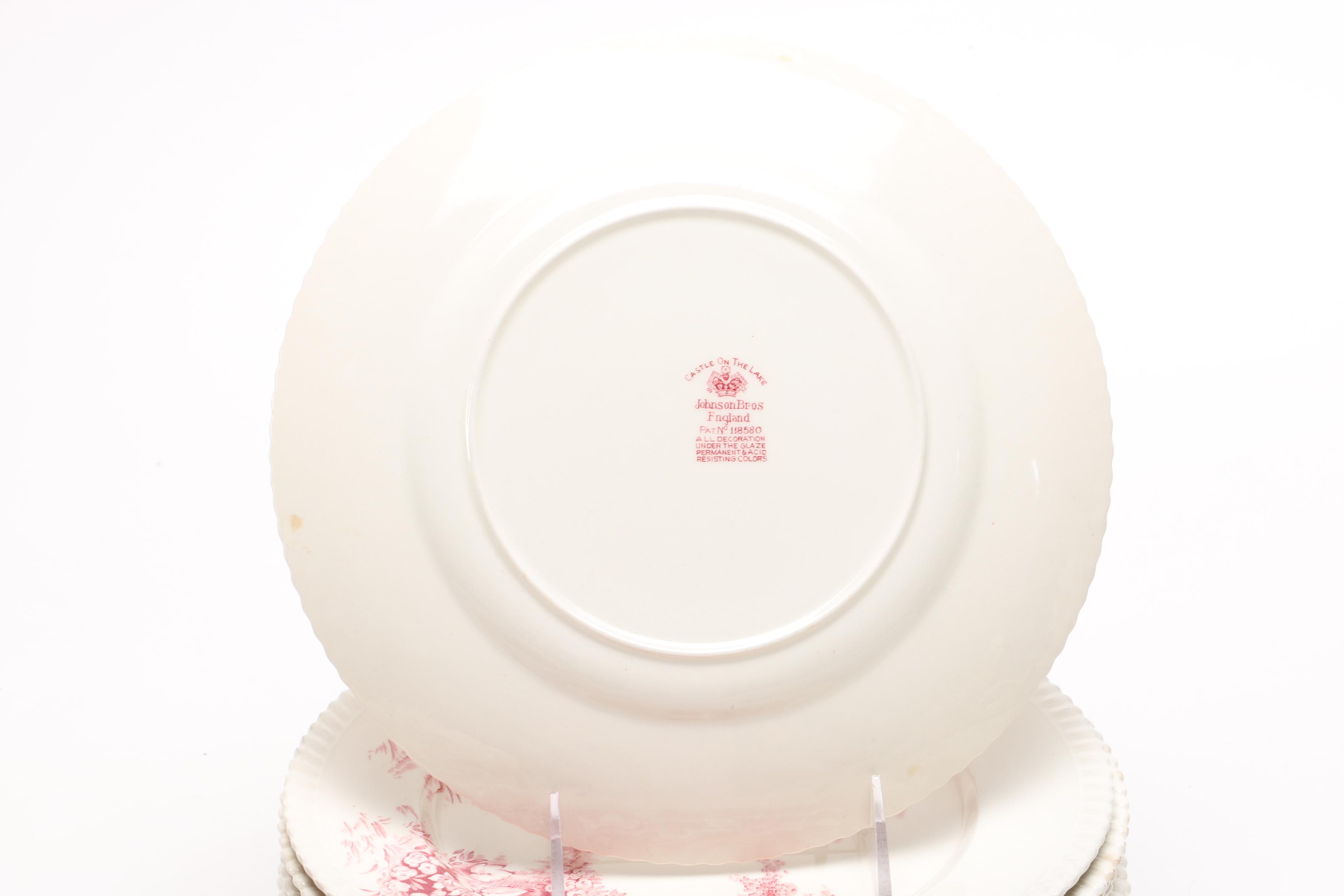 Johnson Bros "Castle On The Lake" English Dishes