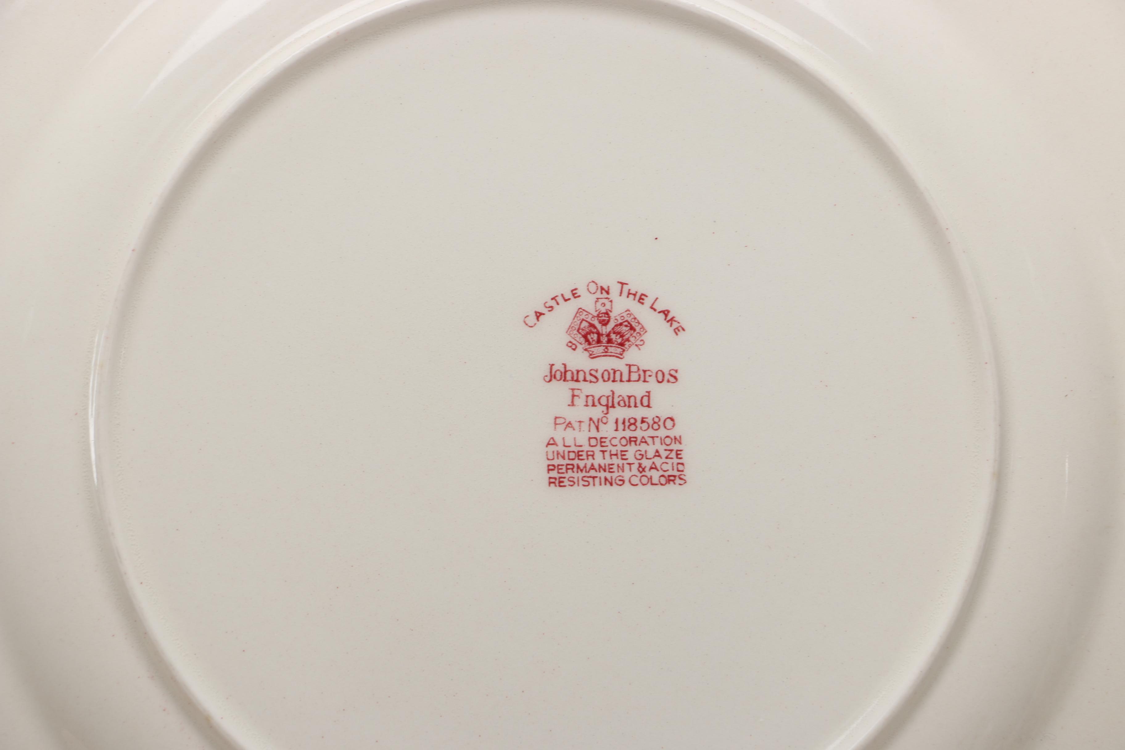 Johnson Bros "Castle On The Lake" English Dishes